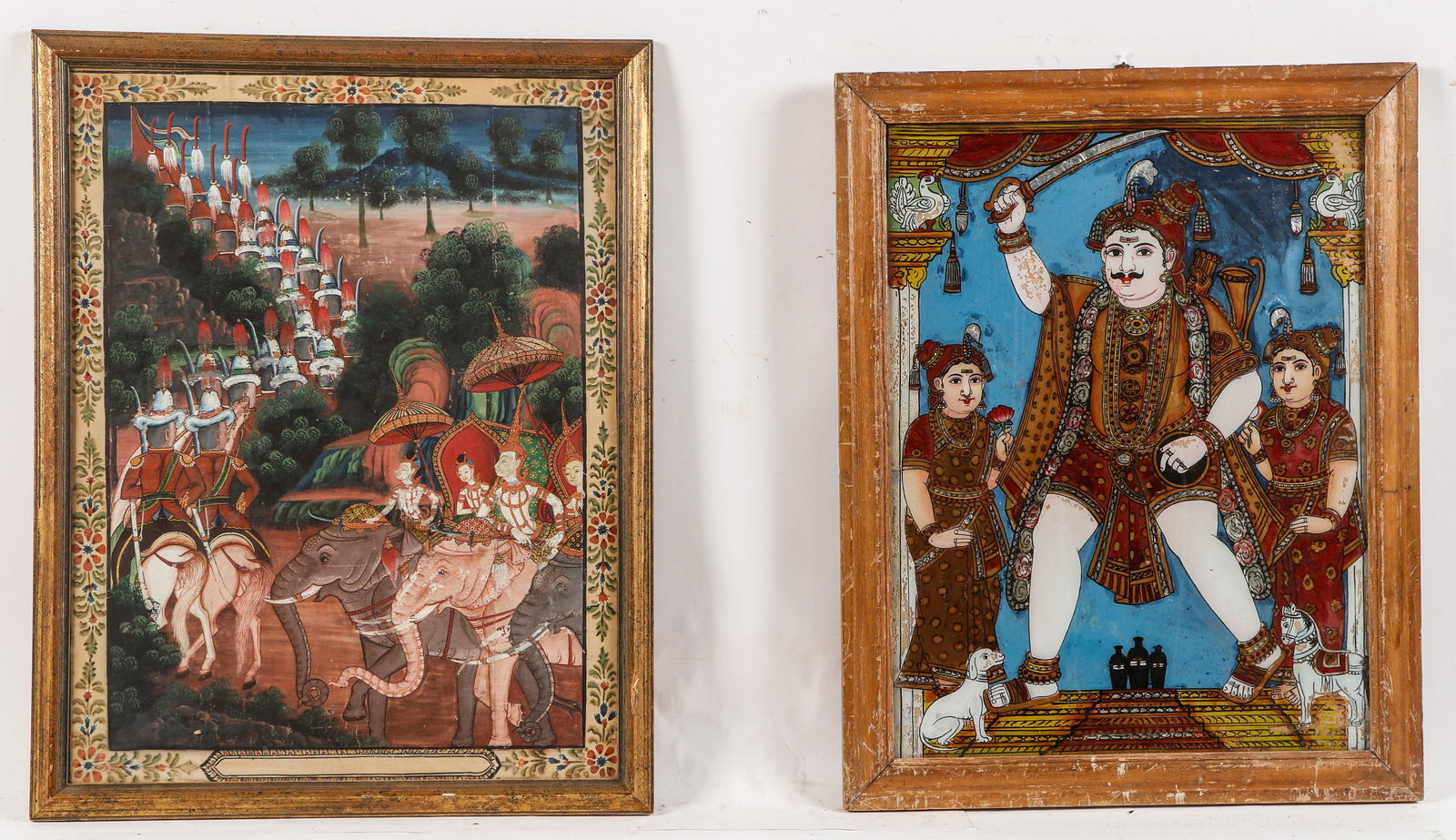 2 Antique Indian Paintings (1 of 4)