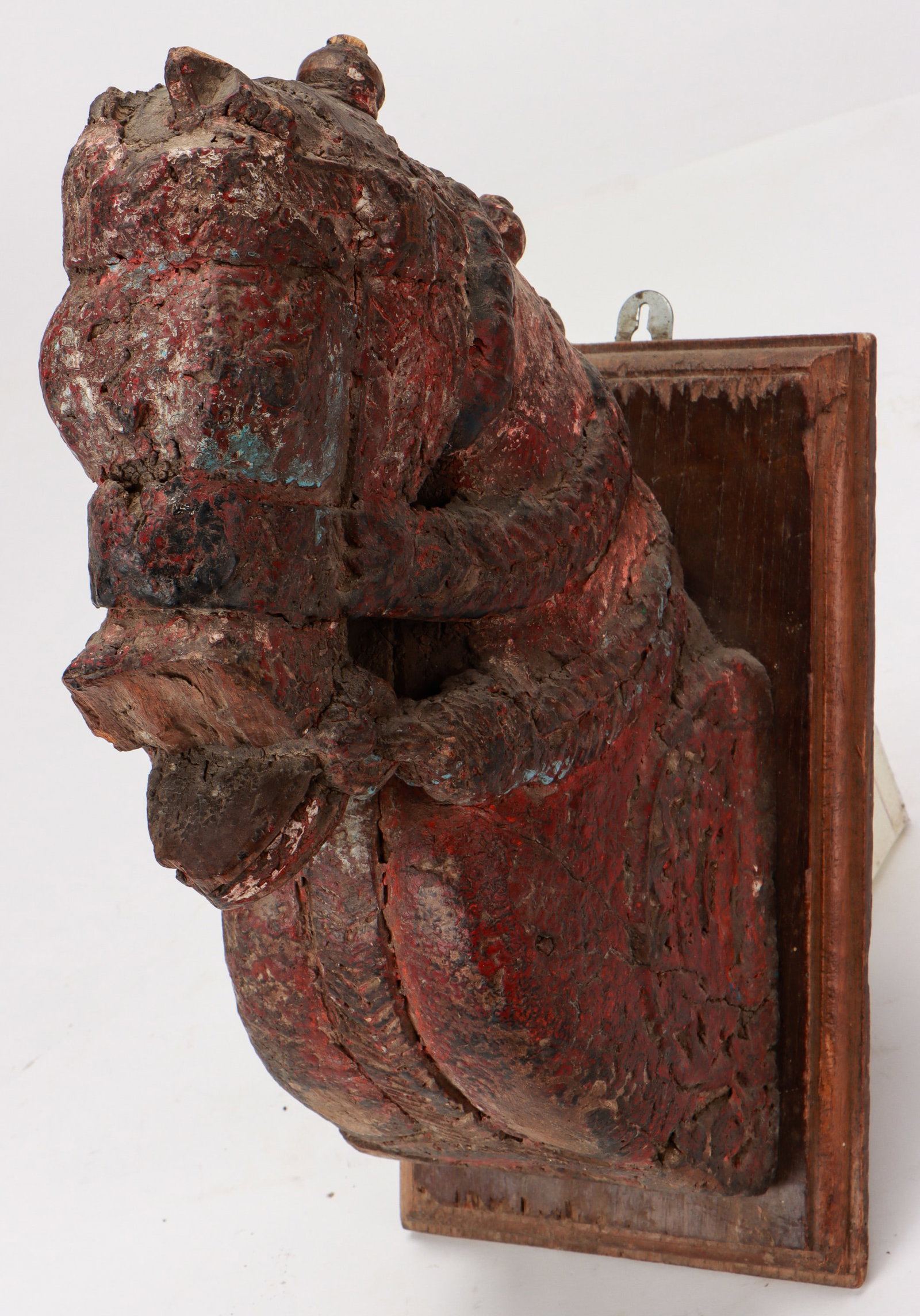 Antique Indian Carved Teak Architectural Bracket, 19th C. Or Earlier (1 of 5)