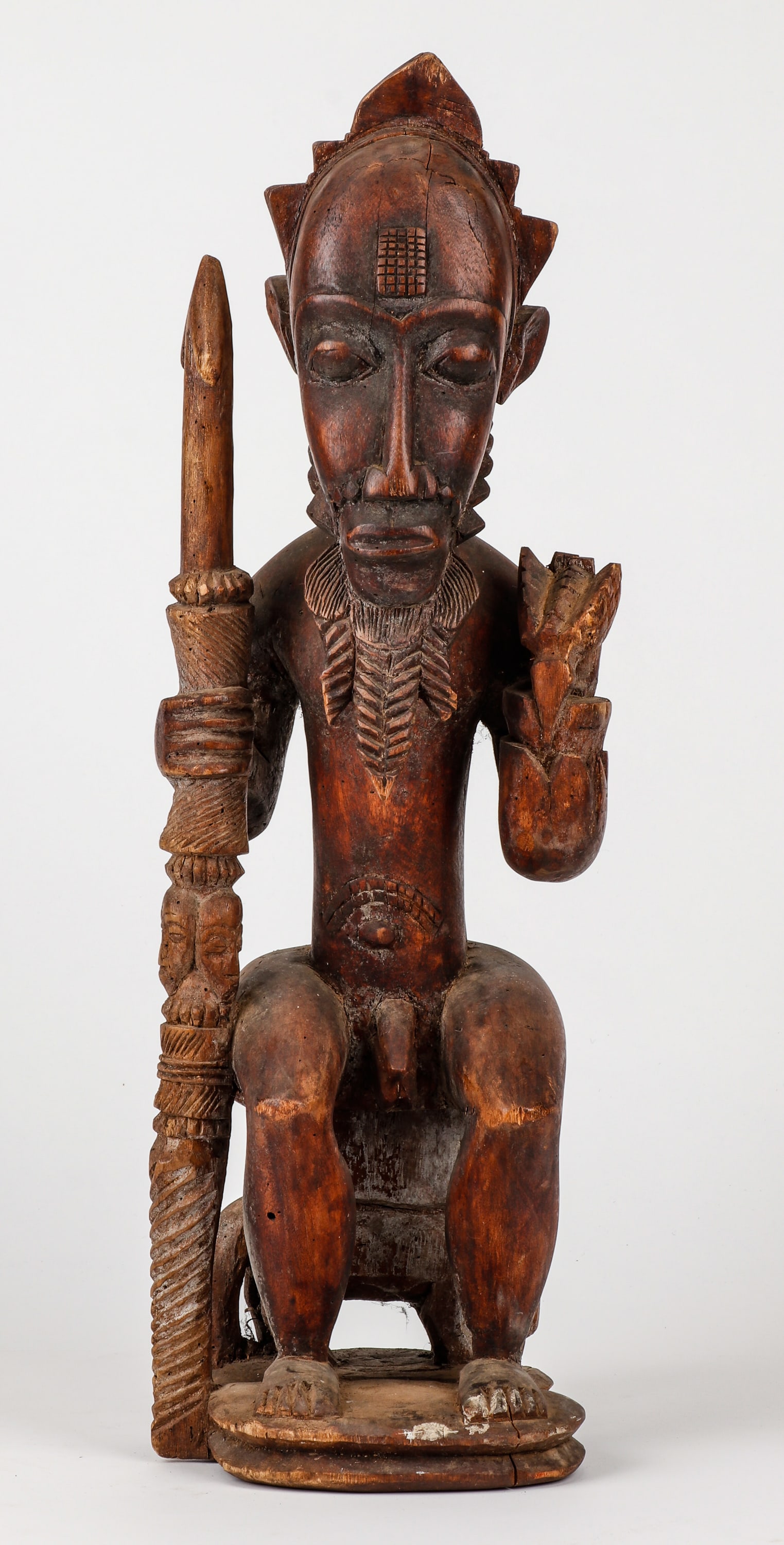 African Baule Seated Diviner Figure (1 of 6)