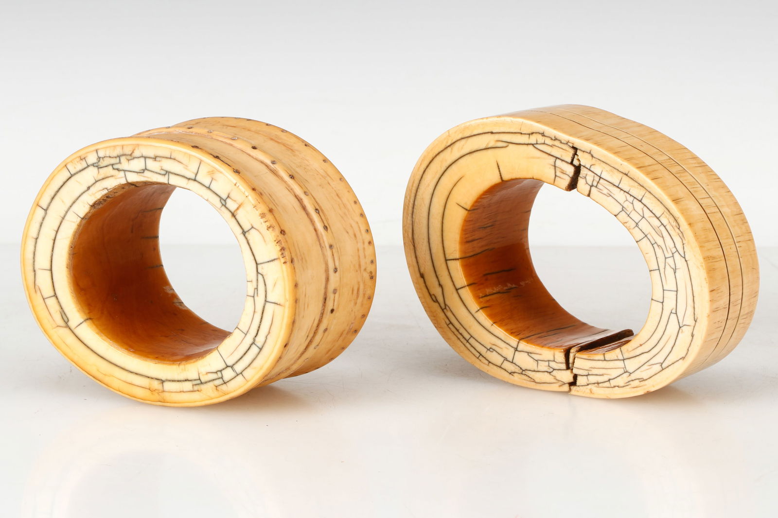 2 Antique Konyak Tribe Naga Warrior Armband Bracelets, India (1 of 5)