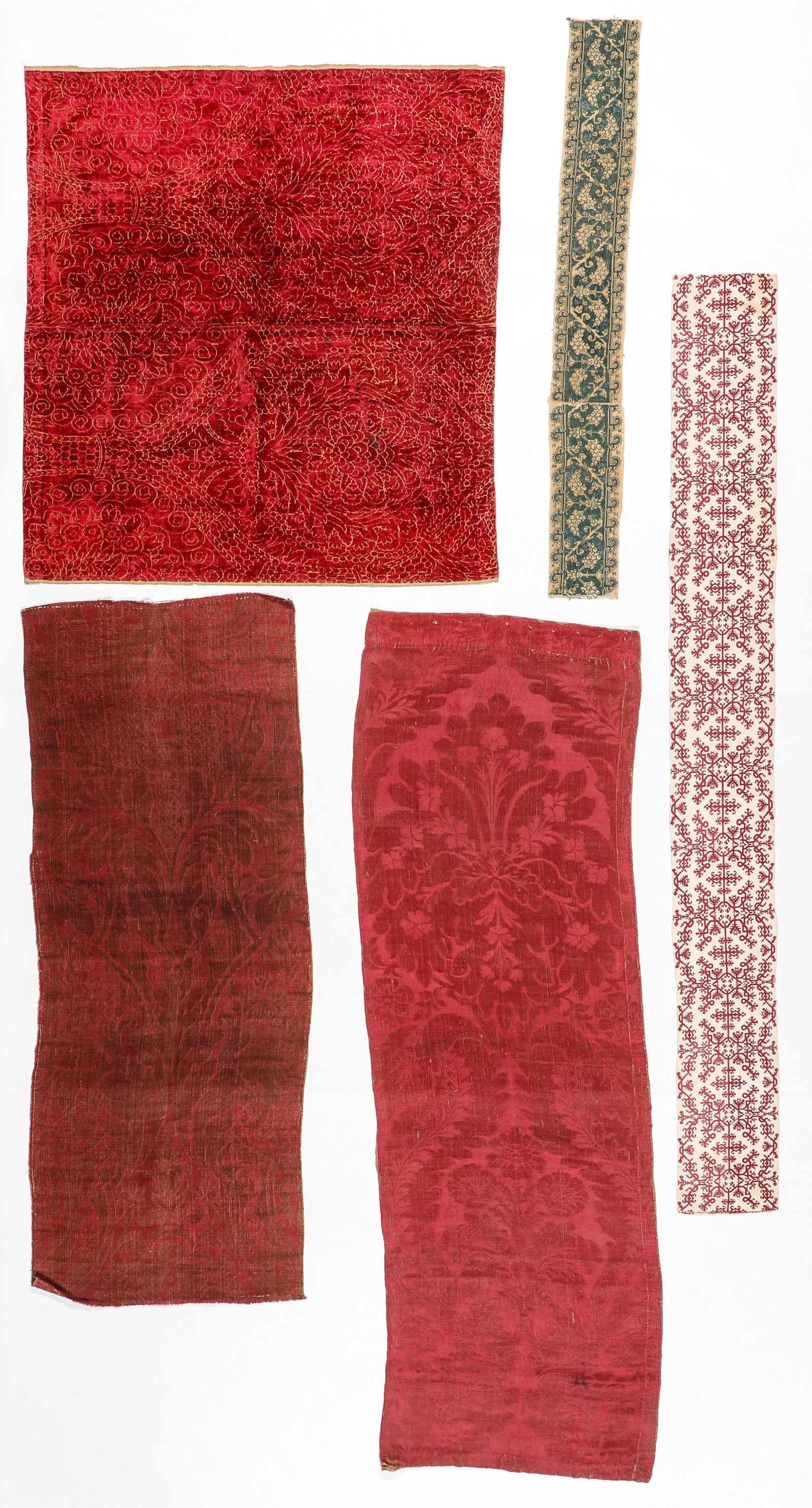 Collector's Lot of Antique Textiles, 18th C. (1 of 3)