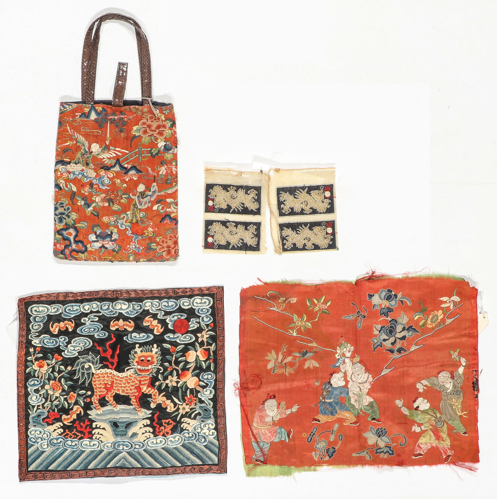 Chinese Textile Collector's Lot, 19th - Early 20th C. (1 of 2)