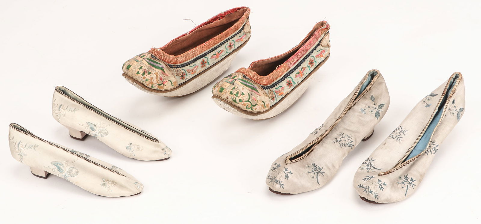 3 Pair of Antique Chinese Shoes, Late 19th/20th C. (1 of 6)