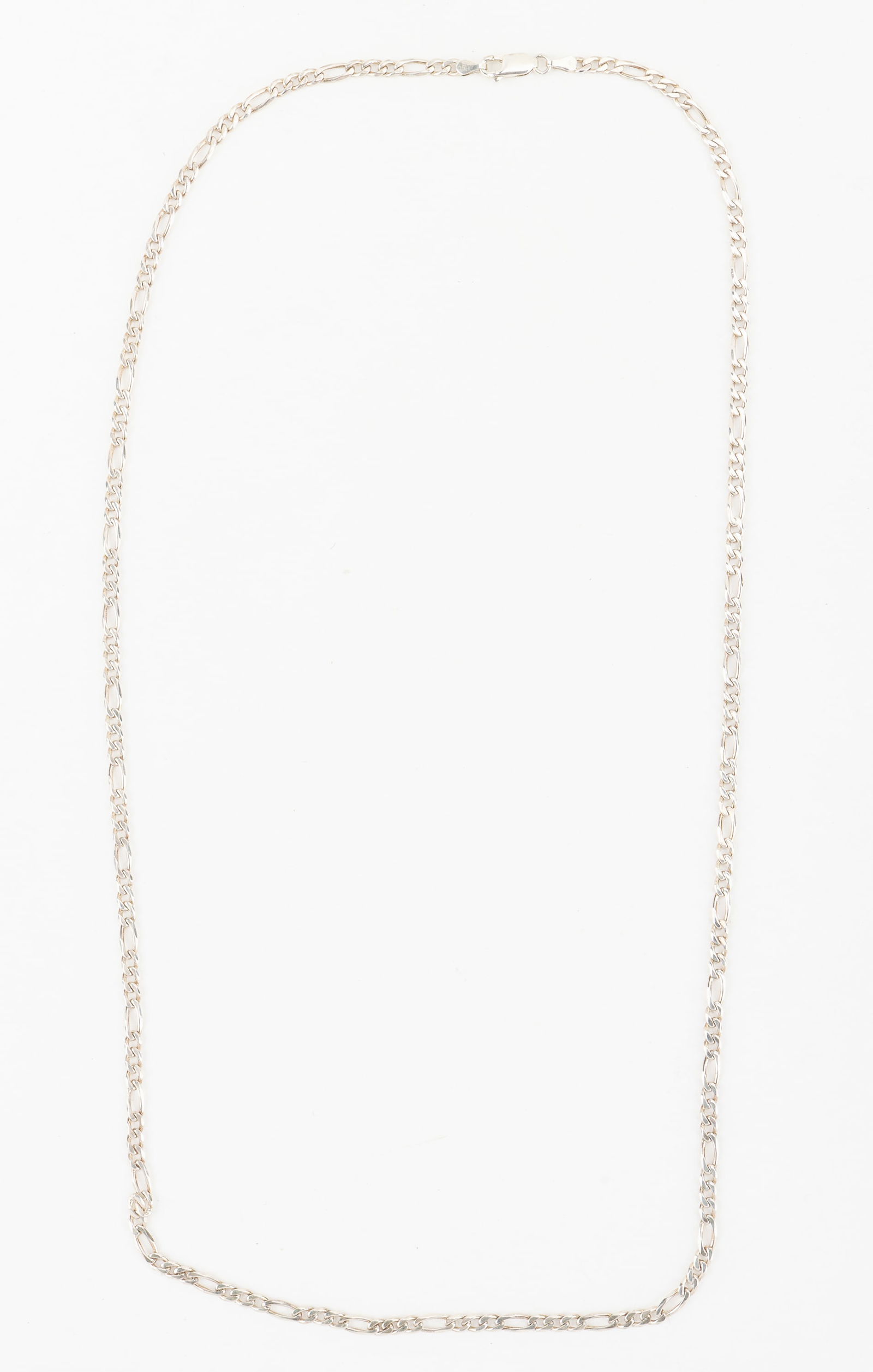 Sterling Silver Figaro Chain Necklace (1 of 5)