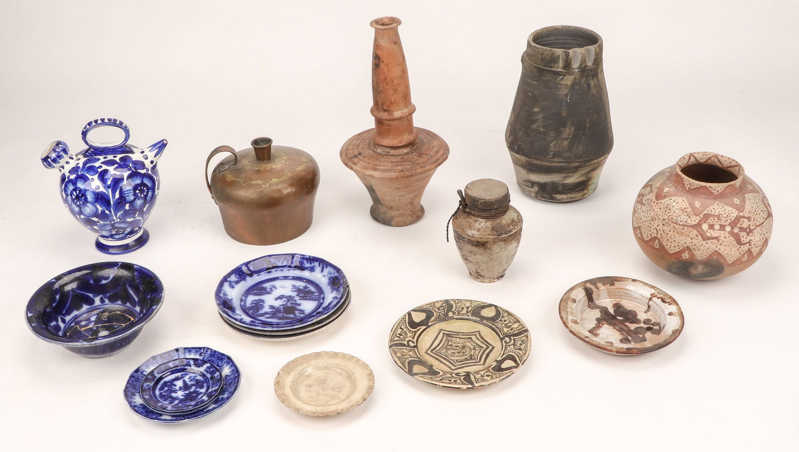 Folk/Ethnographic Collector's Lot of Assorted Pottery (1 of 5)