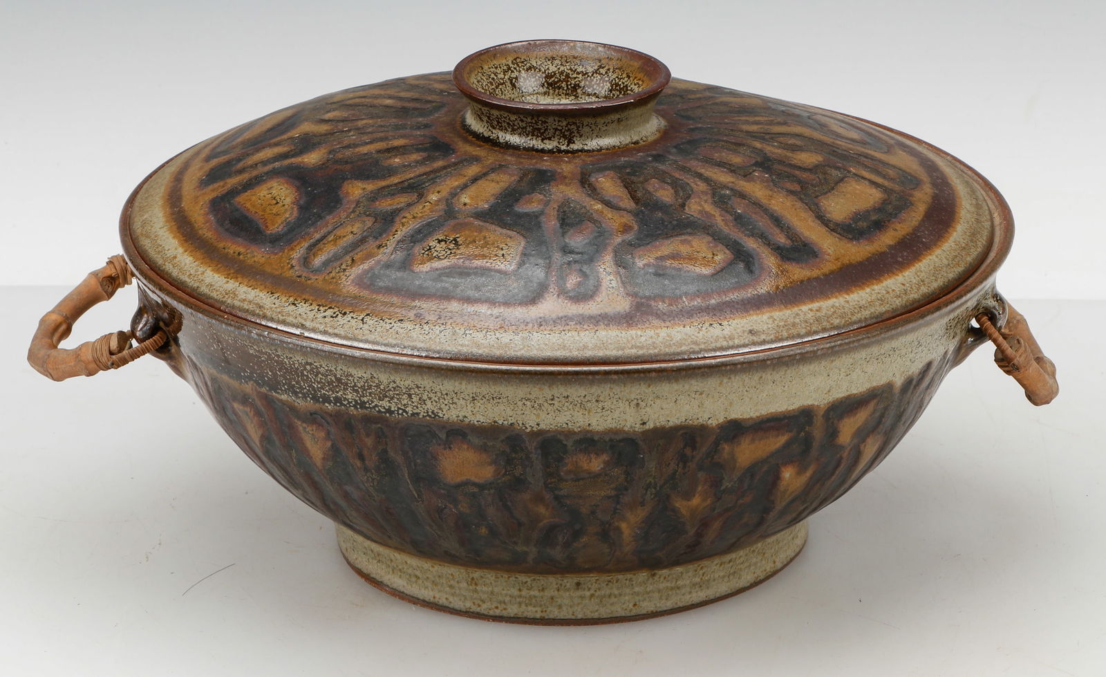 Studio Pottery Glazed Stoneware Covered Crock (1 of 6)