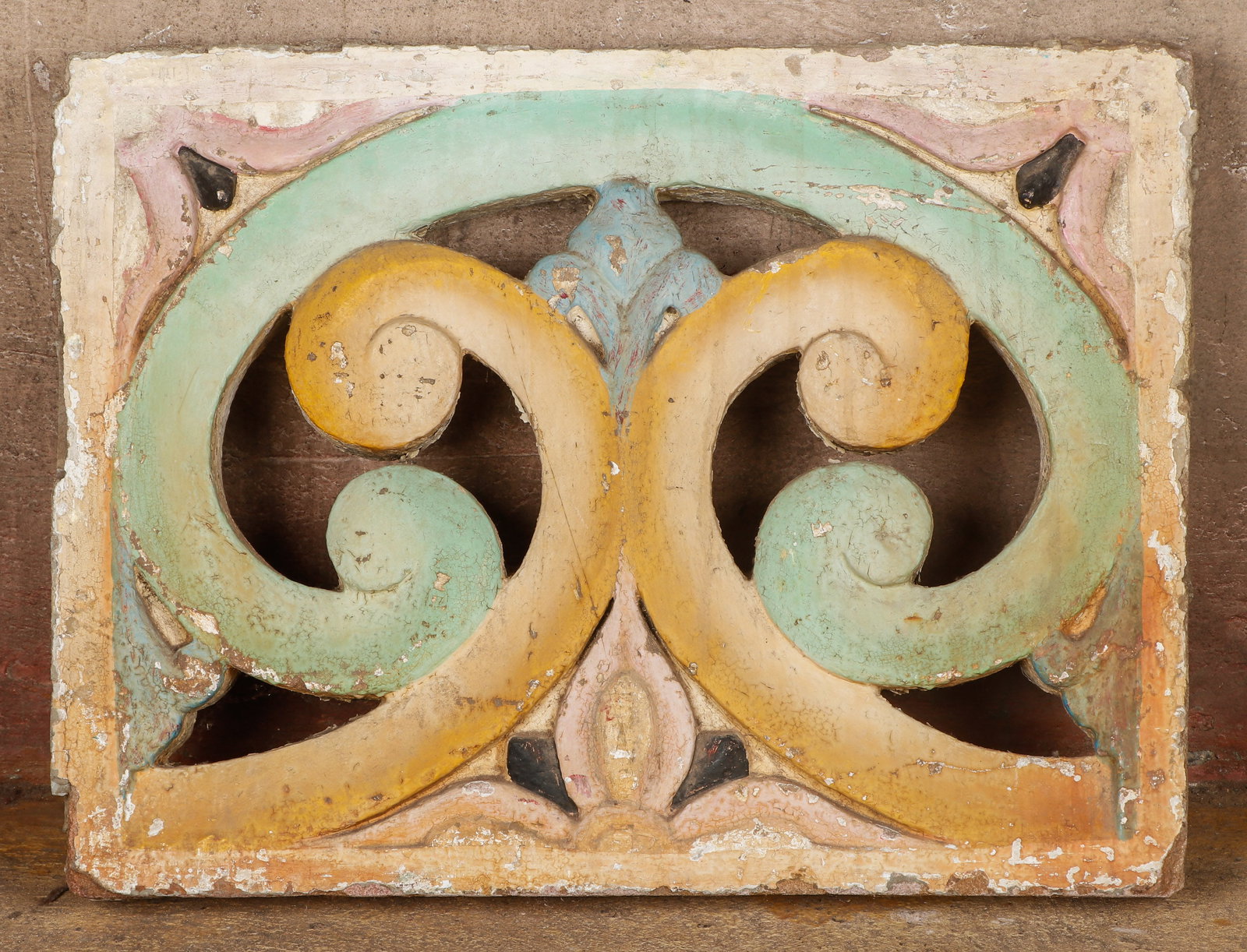 Antique Indian Carved Stone "Jali" Architectural Ornament, 19th C. Or Earlier (1 of 3)