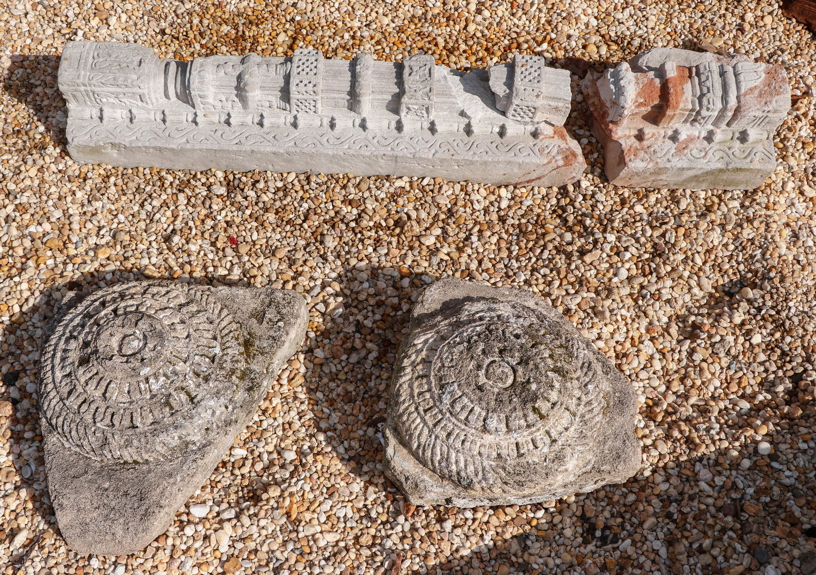 3 Antique Indian Stone Architectural Elements (1 of 4)