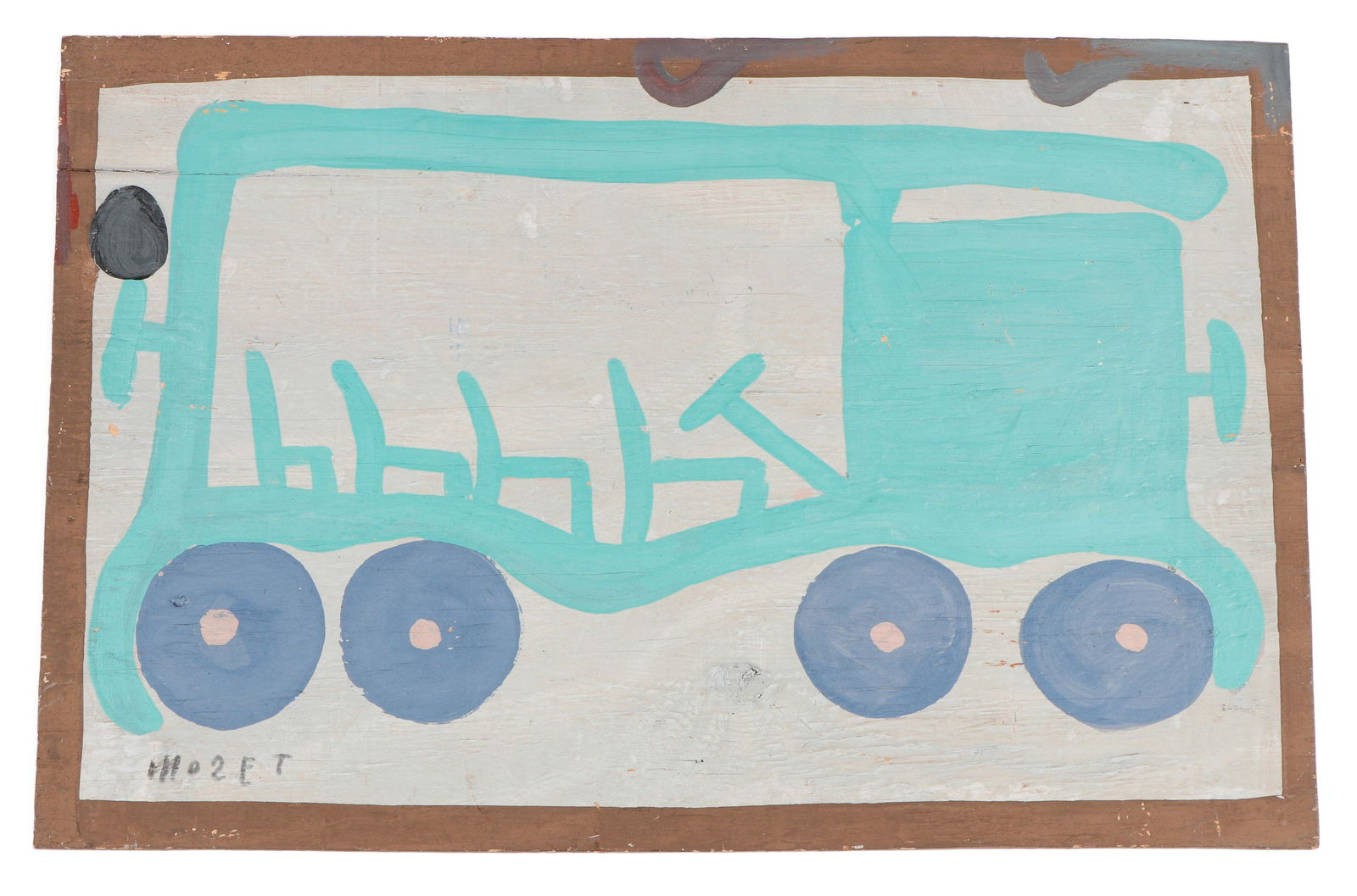 Mose Tolliver (American, 1925-2006) "Jitney Bus" (1 of 3)
