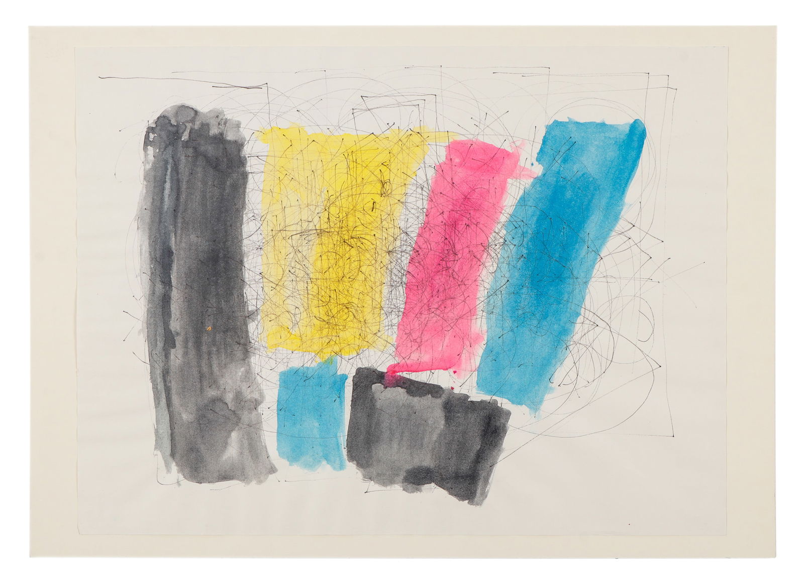 Dan Miller (American, 20th c.) Mixed Media (1 of 3)