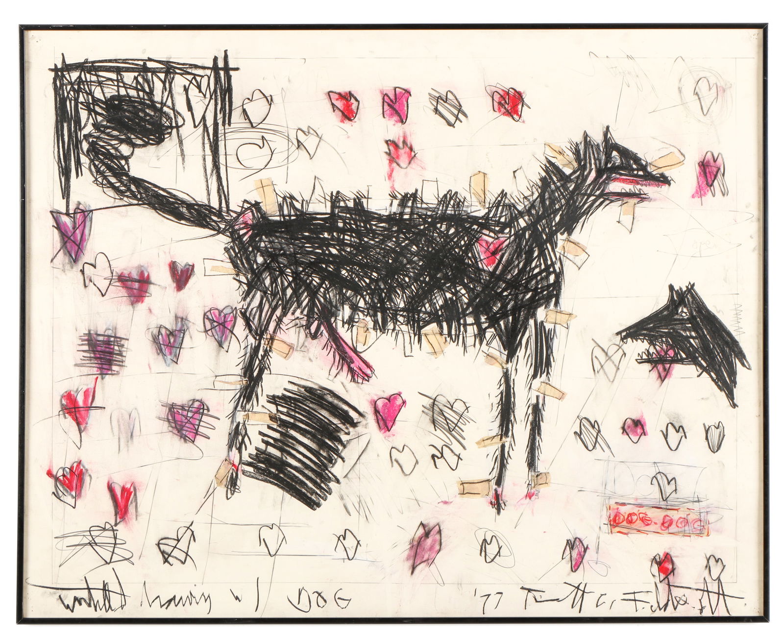 Unknown Artist (20th c.) "Dog" (1 of 4)