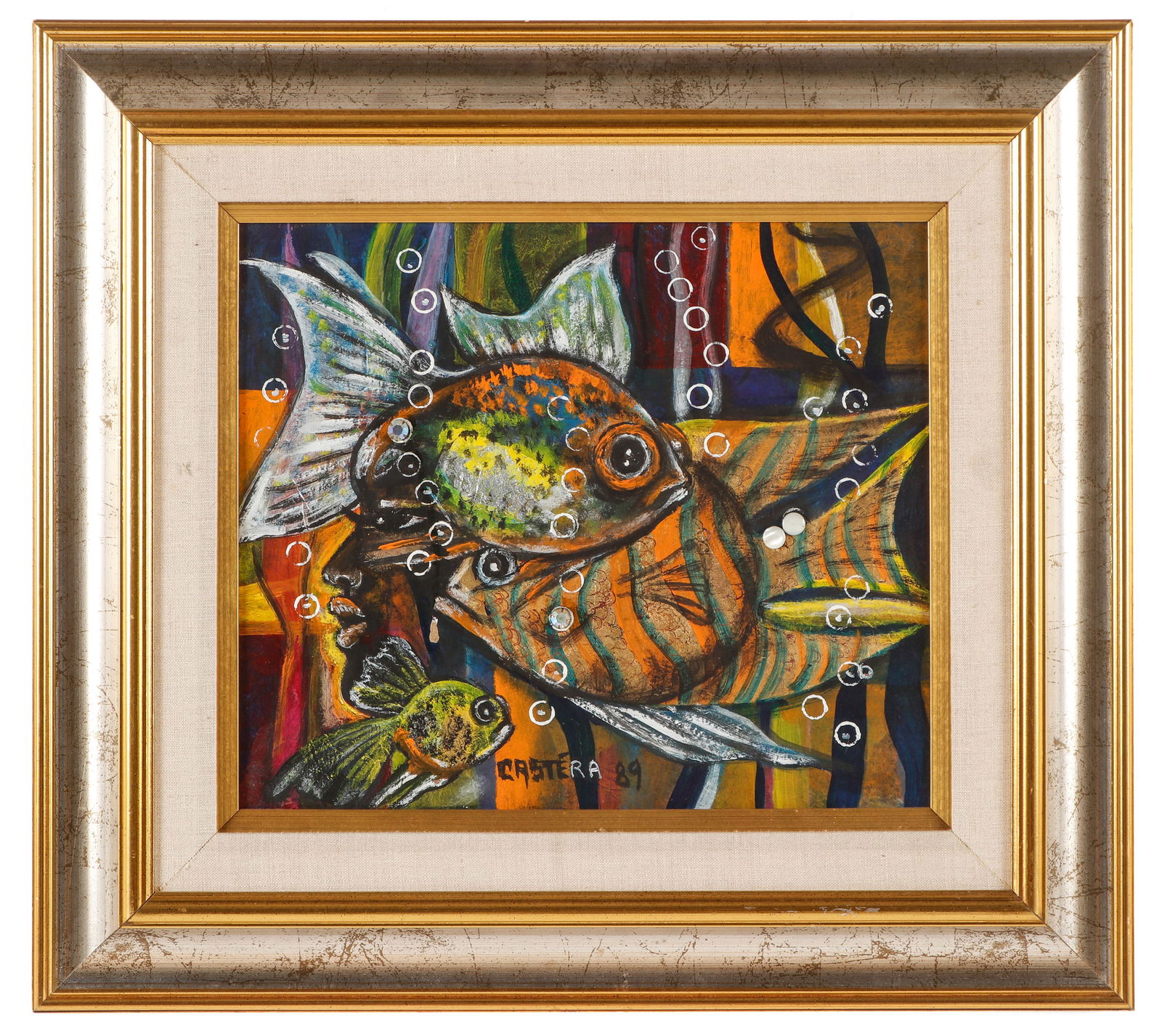 Jean-Claude Castera (Haitian, 1939-1992) "The Fish" (1 of 3)