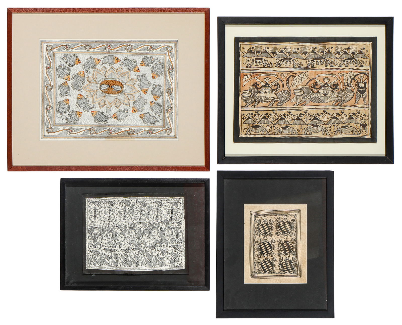 Group of (4) Indian Paintings (1 of 6)