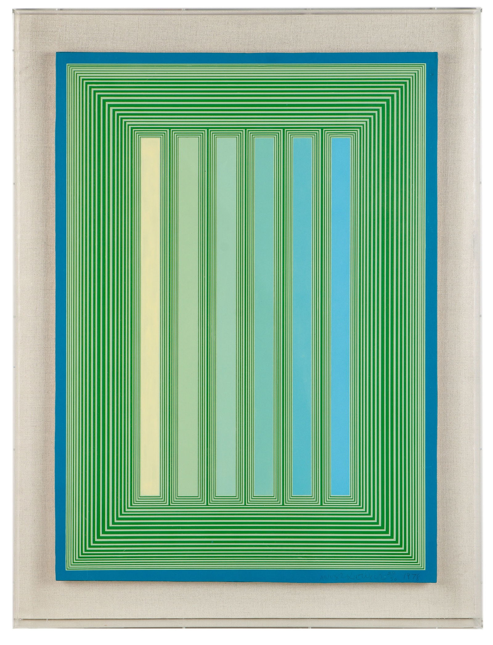 Anuszkiewicz (1930-2020) Temple Series (1978), ed. 50 (1 of 7)