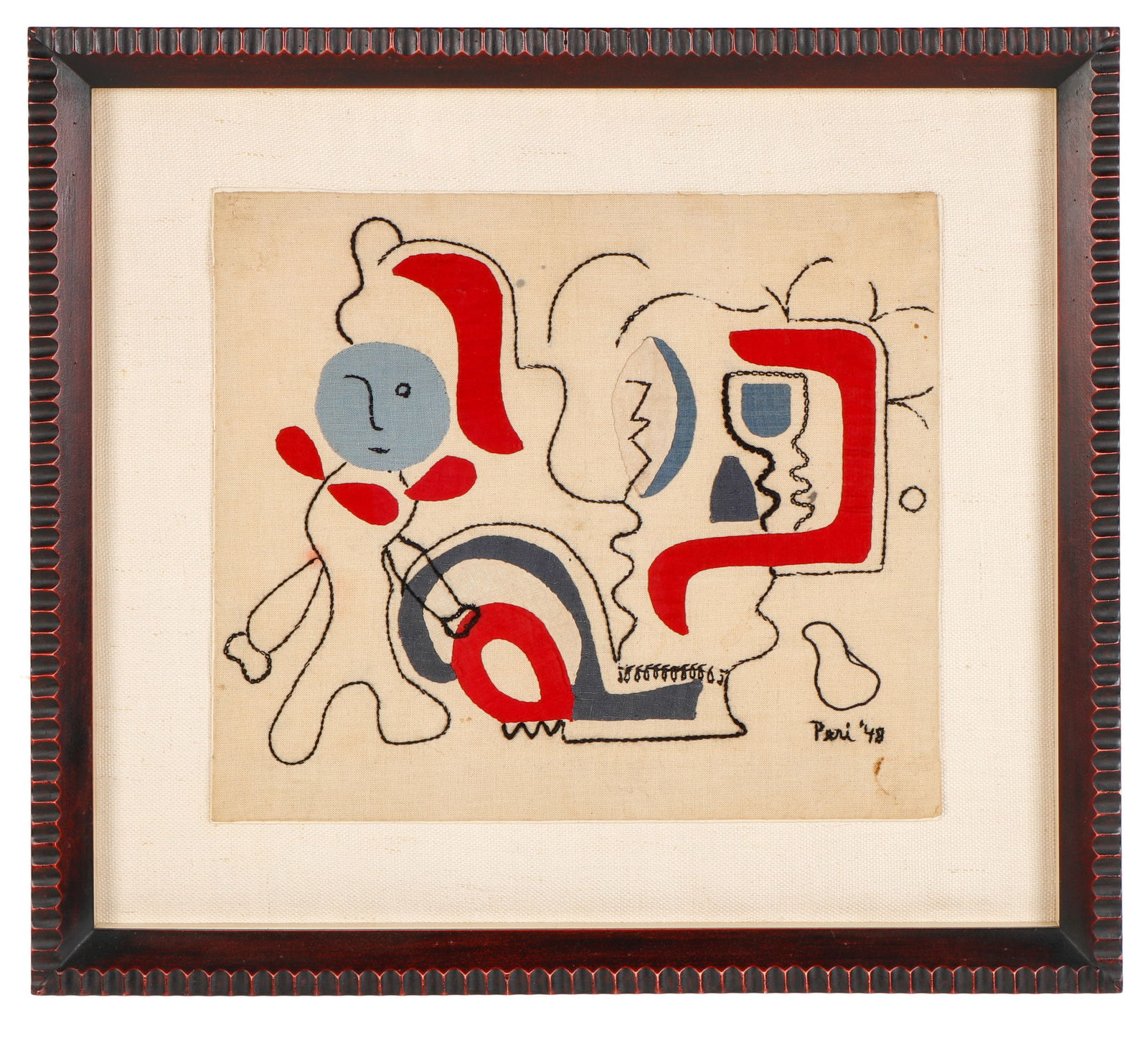 Eve Peri (American, 1897-1966) Textile Art (1 of 3)