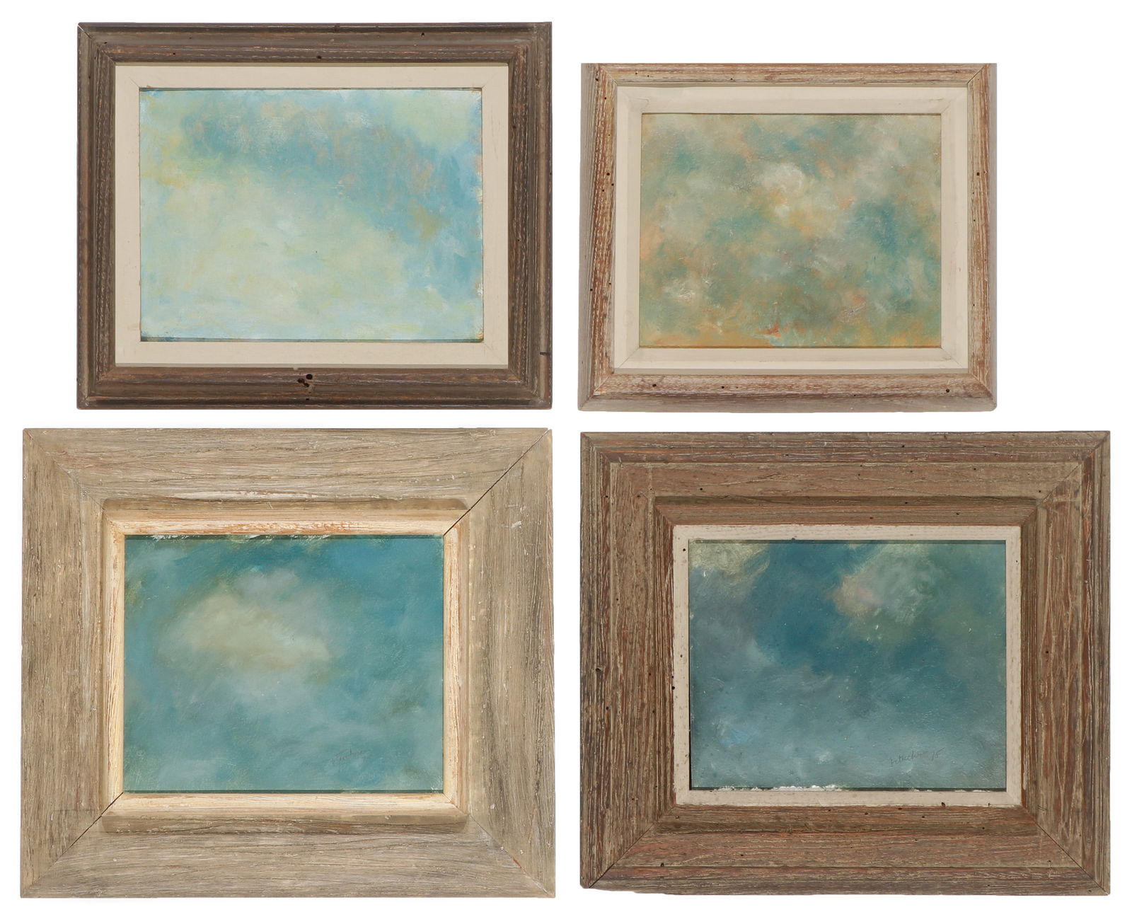 Francis C. Tucker (1931-2012) 4 "Sky" Paintings (1 of 7)