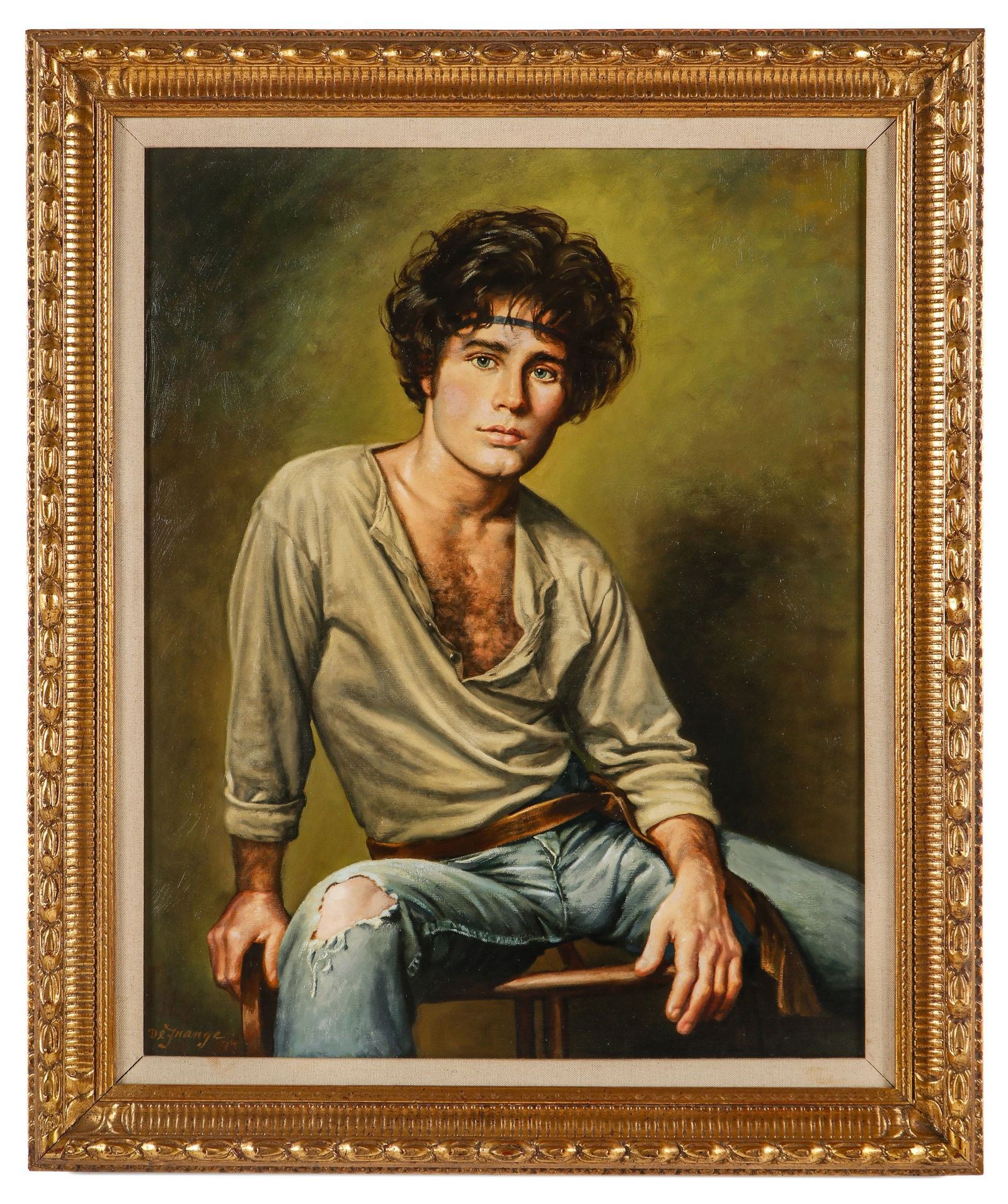 Anthony De Frange (1923-1983) "Portrait of a Young Man" (1 of 3)