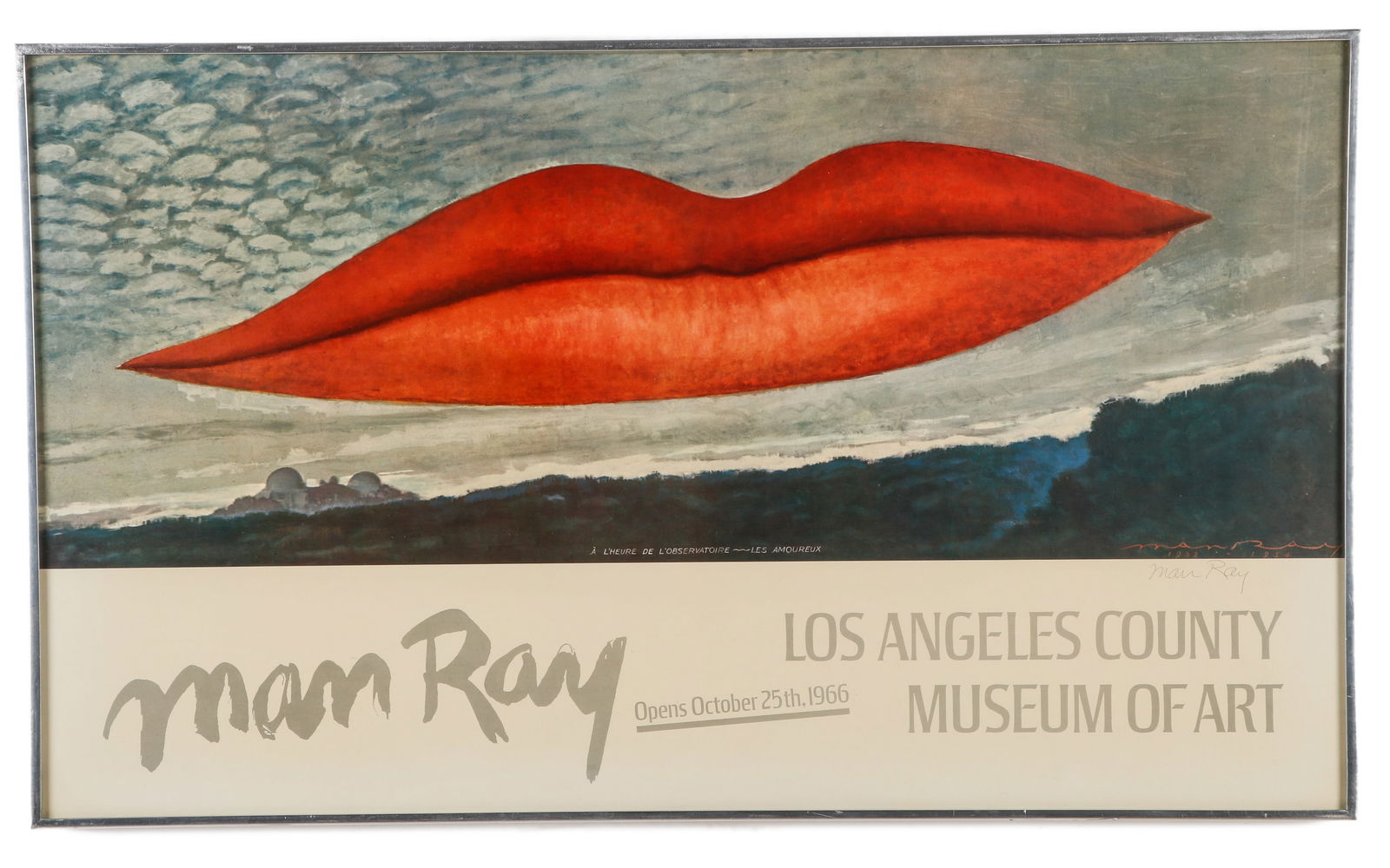 Signed Man Ray Exhibition Poster (1966) (1 of 3)