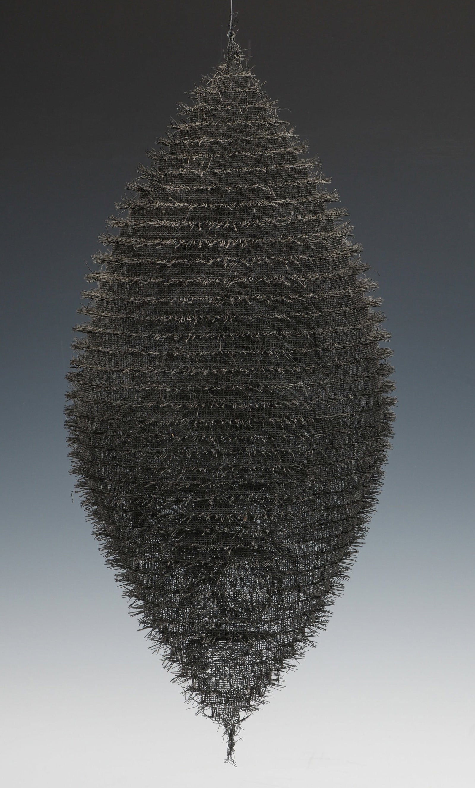 Lanny Bergner (b. 1952) Sculpture: Lanny Bergner (American, b. 1952) Hanging Sculpture, metal wire. Size: 19'' x 8'' x 8'' (48 x 20 x 20 cm). Provenance: Ex. Collection of Francis C. Tucker.