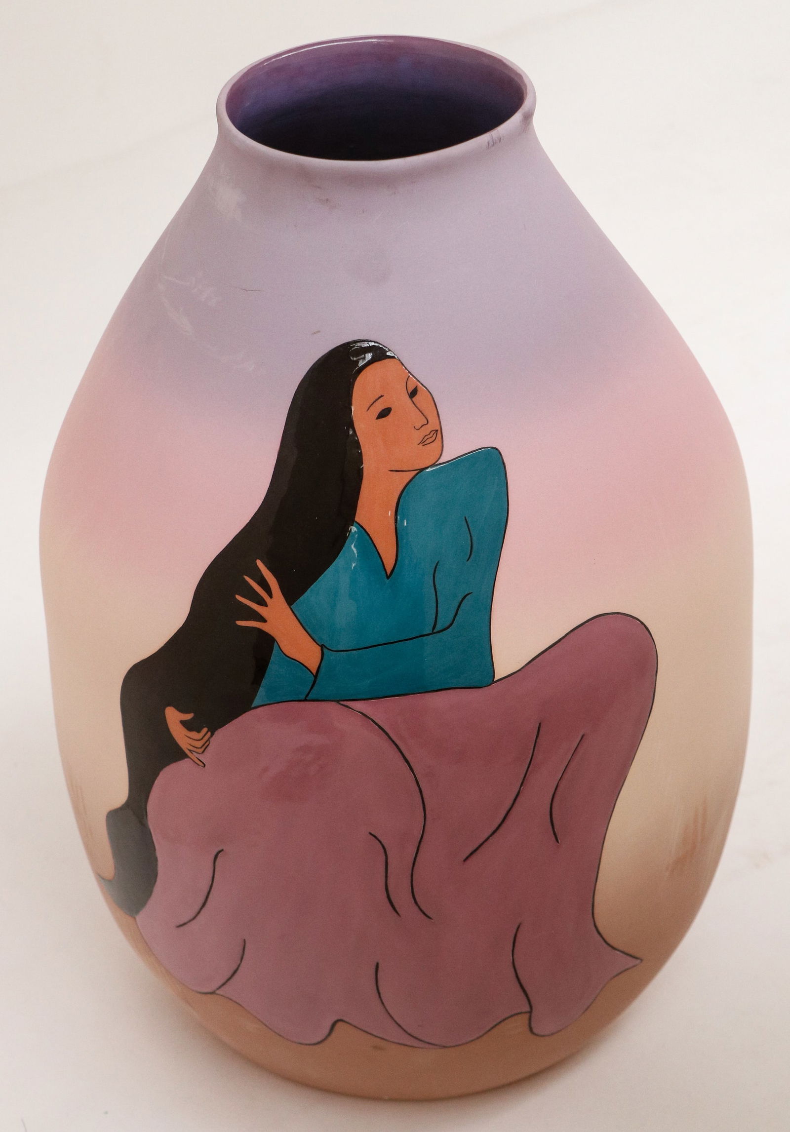 R.C. Gorman (Dine/Navajo, 1931-2005 ) "Louisa" (1 of 3)