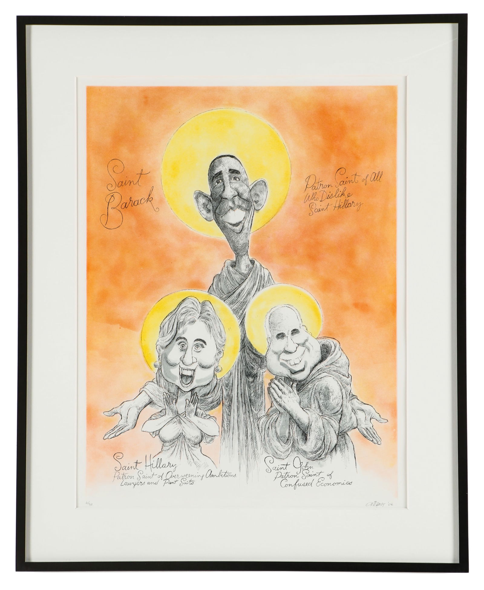 Patrick Oliphant (b. 1935) "2008 Candidates" (1 of 7)