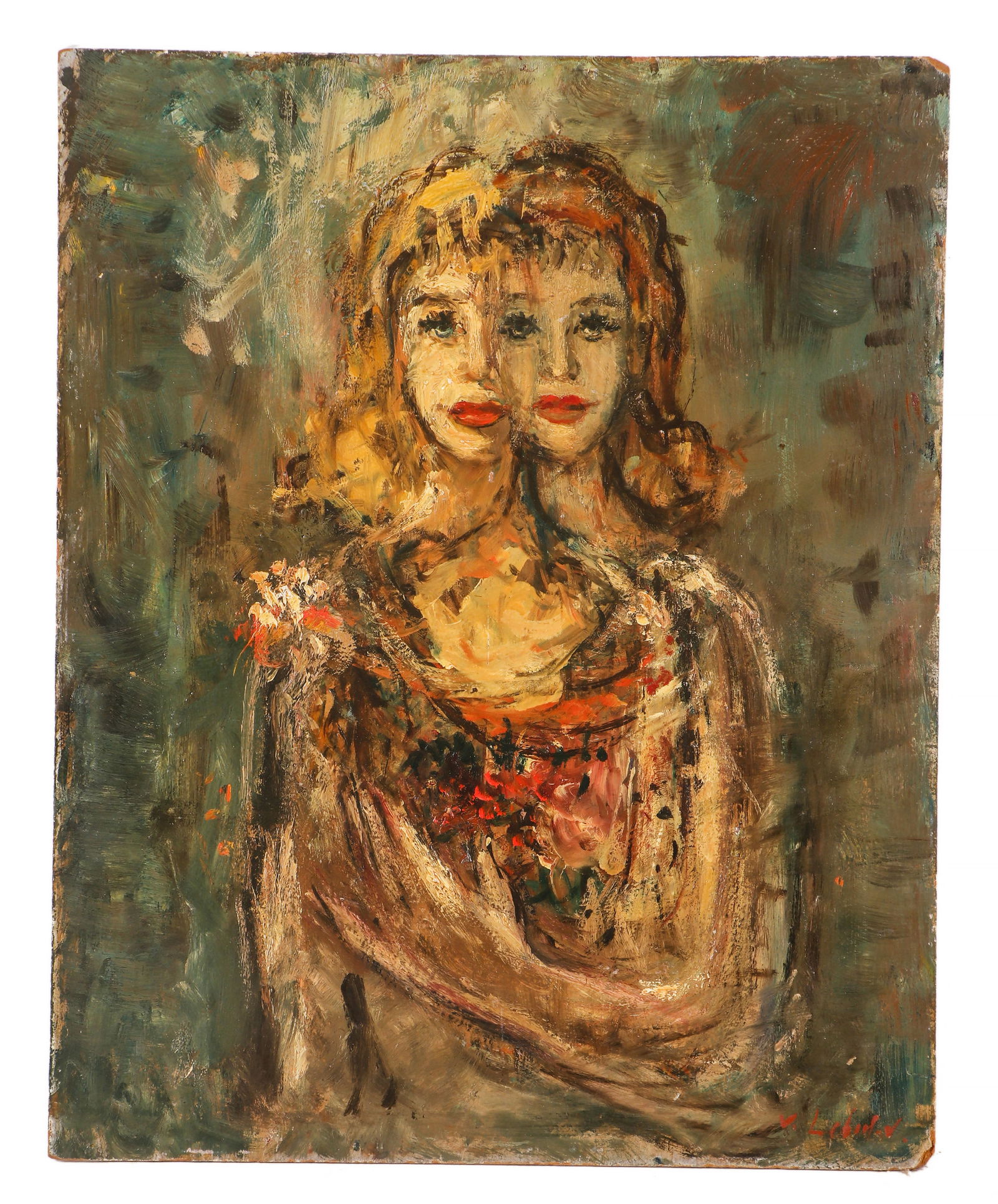 Vladimir Lebdev (1911- 1989) "Three Eyes" (1 of 3)