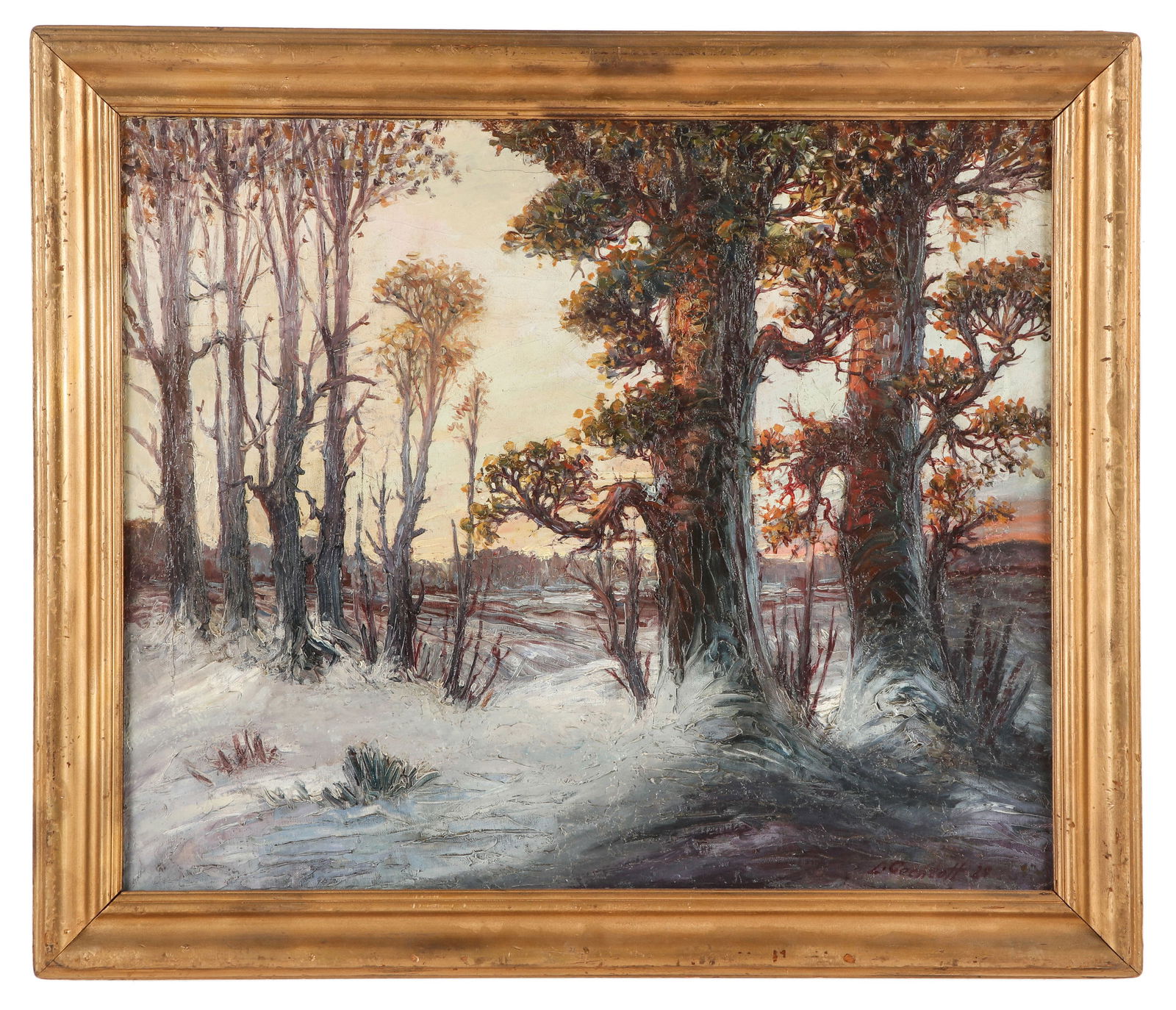 Lenoid Gechtoff (Russian/American, 1883-1941) Painting (1 of 3)