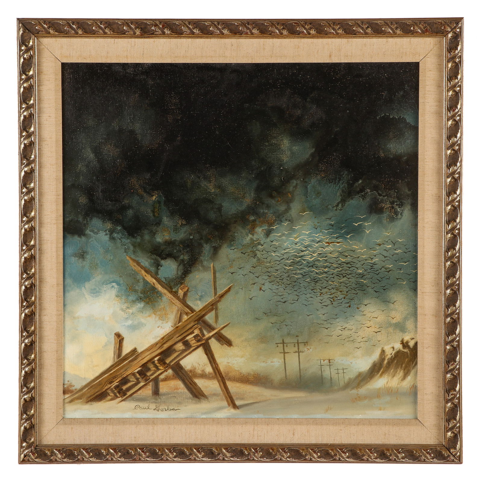 Paul Gorka (American, b. 1931) "Birds" (1 of 3)