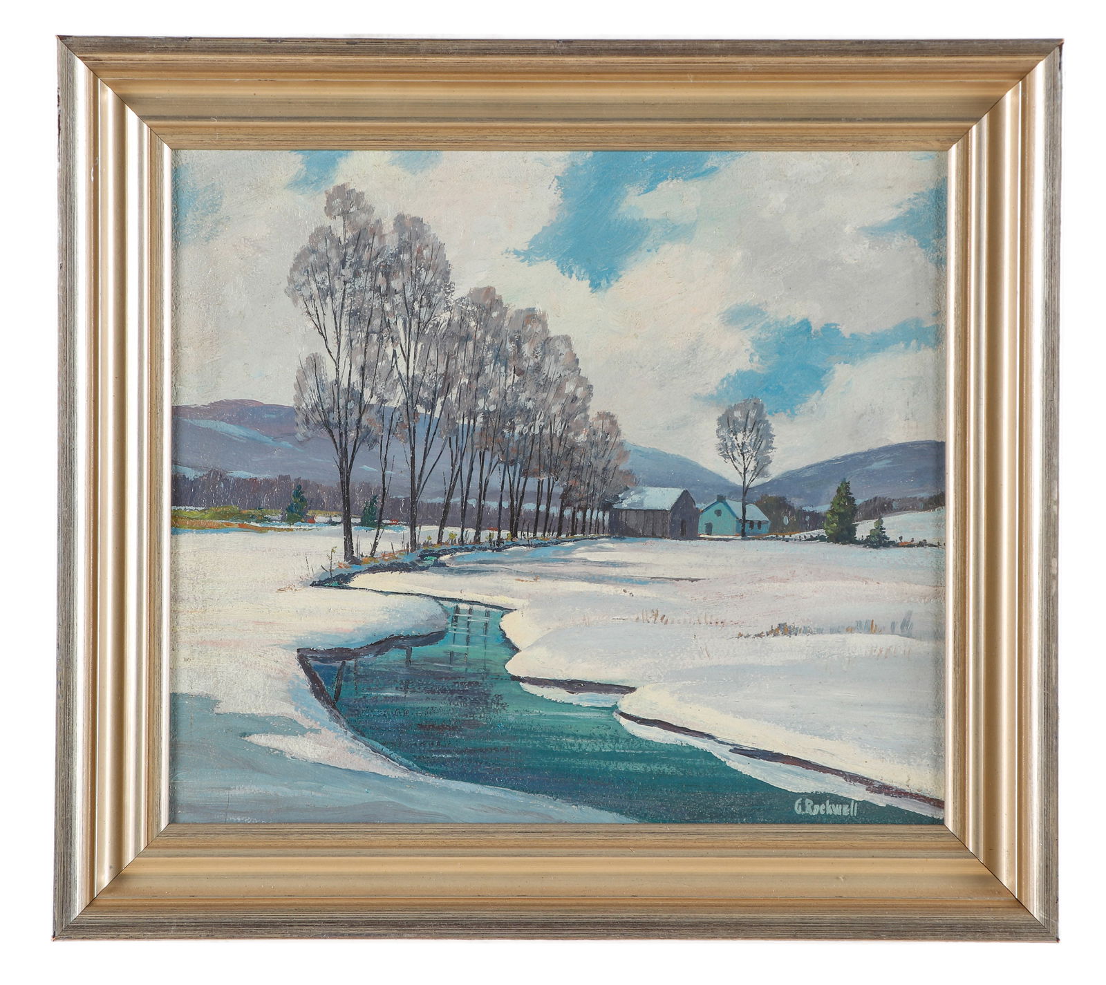 Grace. C. Rockwell (American, 20th c.) "Sunlight And Shadows" (1 of 3)