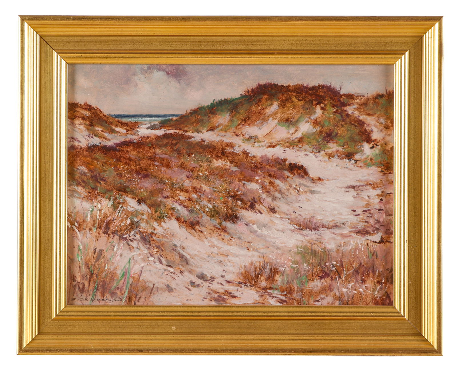 Ernest Chiriacka (1913-2010) "Wildflowers In Sand Dunes #2" (1 of 3)
