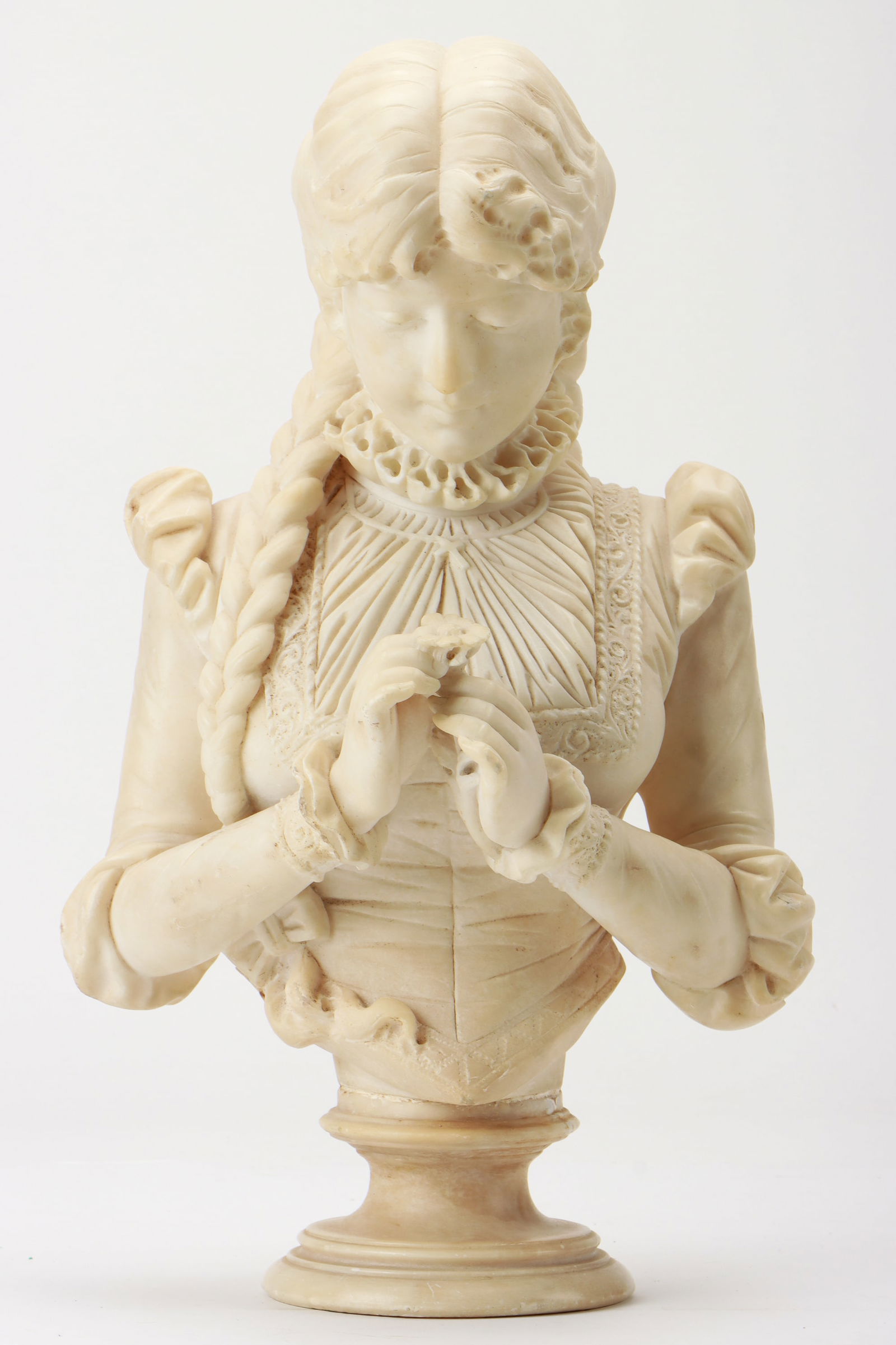 Victorian Marble Bust of a Woman (1 of 5)