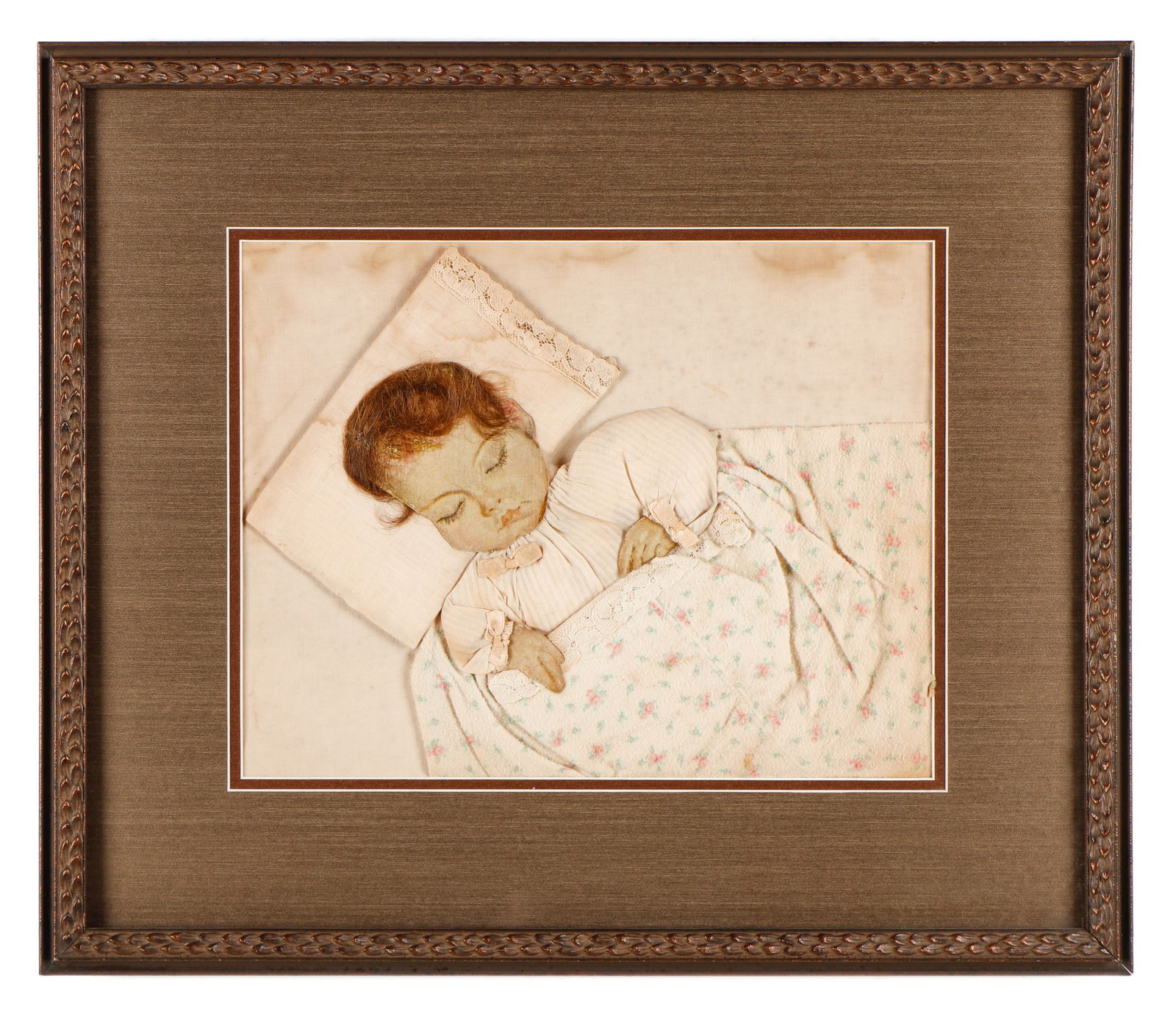 American (19th c.) Folk Art Portrait (1 of 2)