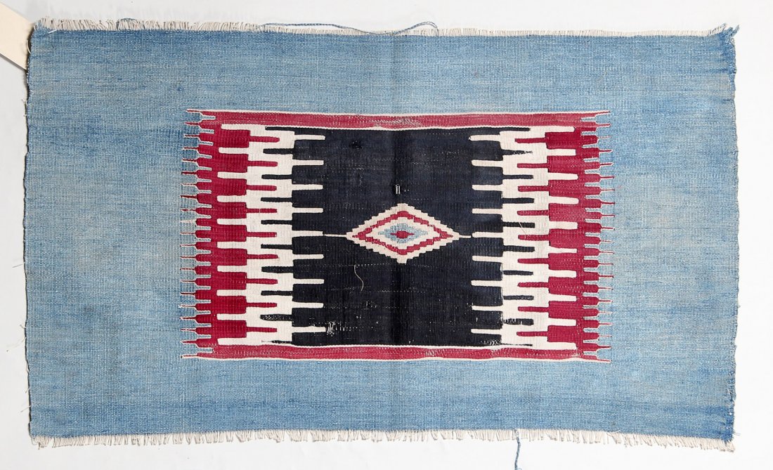 Fine Aleppo Kilim Yastik: Fine Aleppo Kilim Yastik, Syria, 19th c, silk, cotton. Size: 1' 5" x 2' 5-1/2".