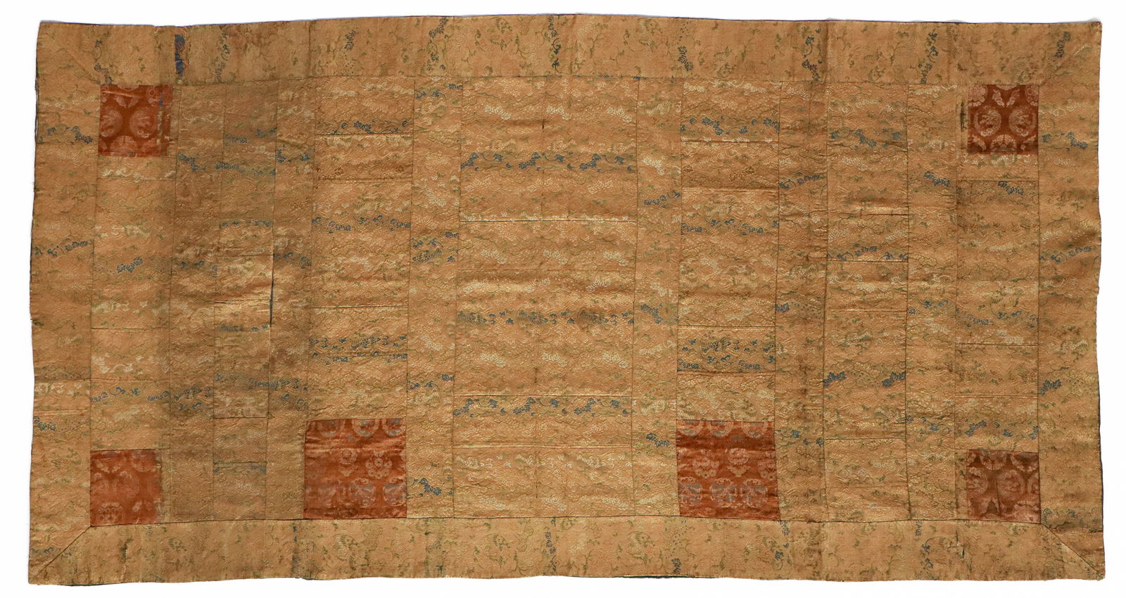 Buddhist Priest's Silk Robe/Kesa, Japan, 19th C., 3'4'' x 6'4'' (1 of 3)