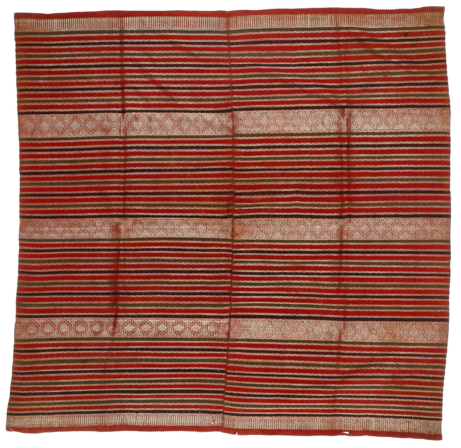 Rare Minangkabau Deta Chief's Headdress Wrap, Sumatra, 19th/20th C. (1 of 3)