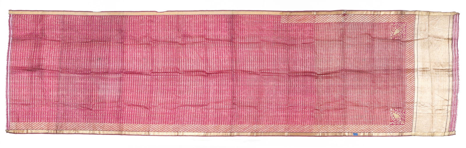 Silk Indonesian Textile, Late 19th C., 14'8'' x 4'1'' (1 of 4)