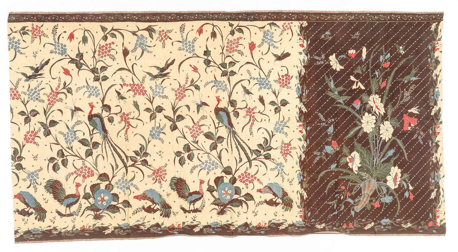 Batik Textile, Indonesia, Early/Mid 20th C., 6'5'' x 3'4'' (1 of 5)