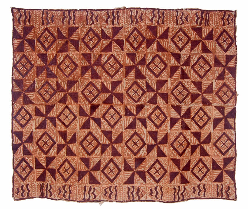 Samoan Tapa Cloth, Early 20th C. (1 of 5)