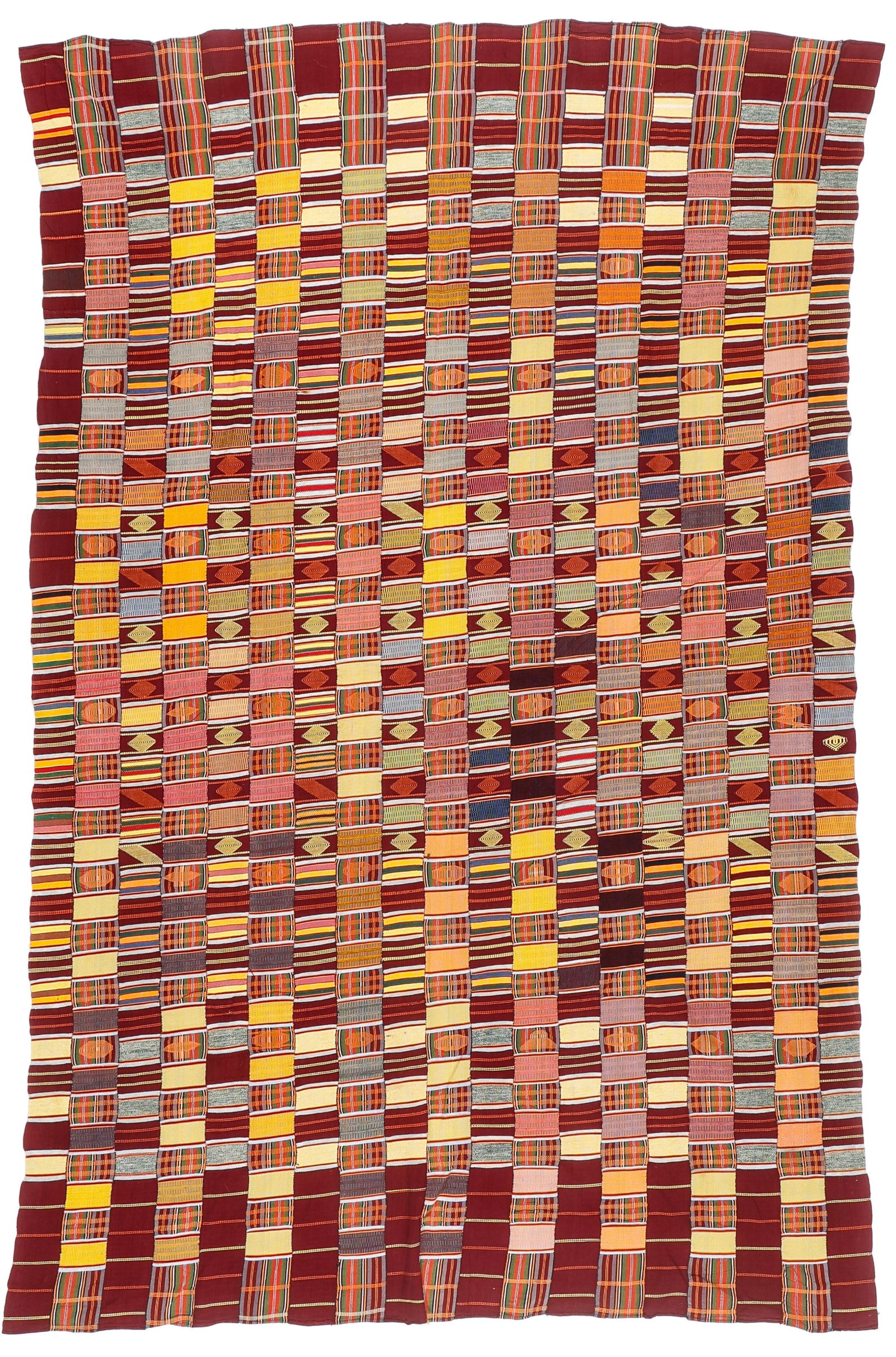 Antique Ewe Kente Cloth, Togo, West Africa, 5'9'' x 8'6'' (1 of 4)