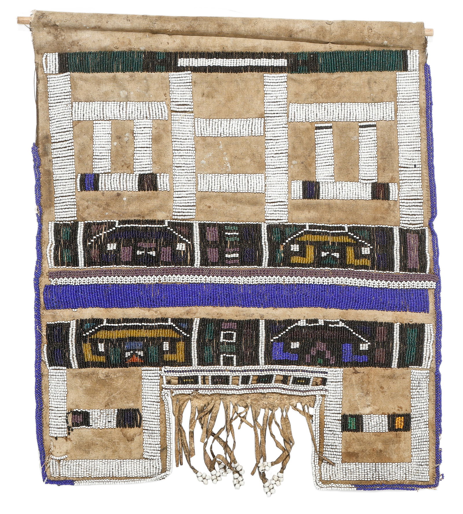Ndebele Beaded Apron, South Africa, Early/Mid 20th C. (1 of 2)