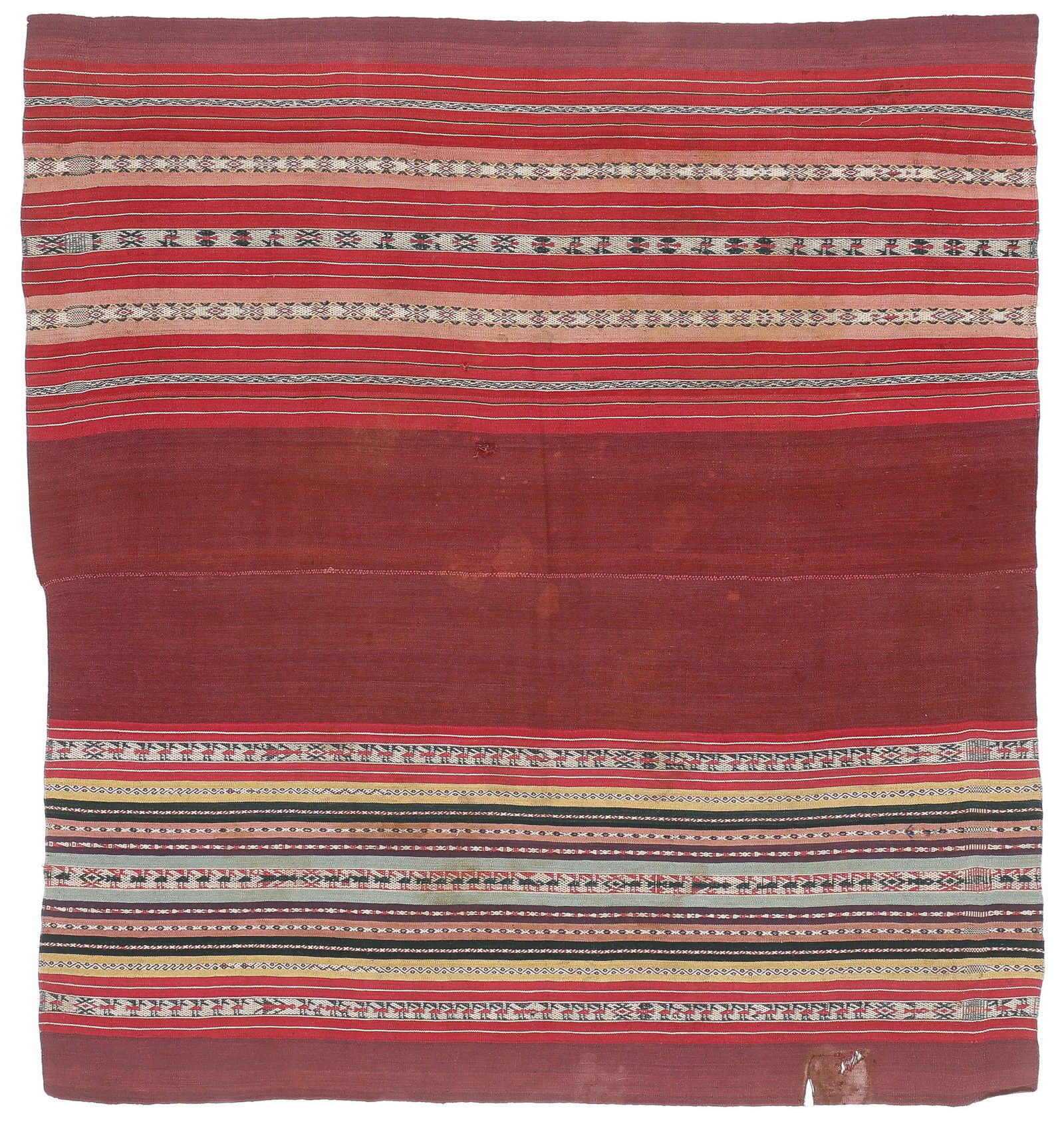 Aksu Woman’s Matrimonial Dress, Province of Arque, Dept. of Cochabamba. Early/Mid 19th C. (1 of 3)