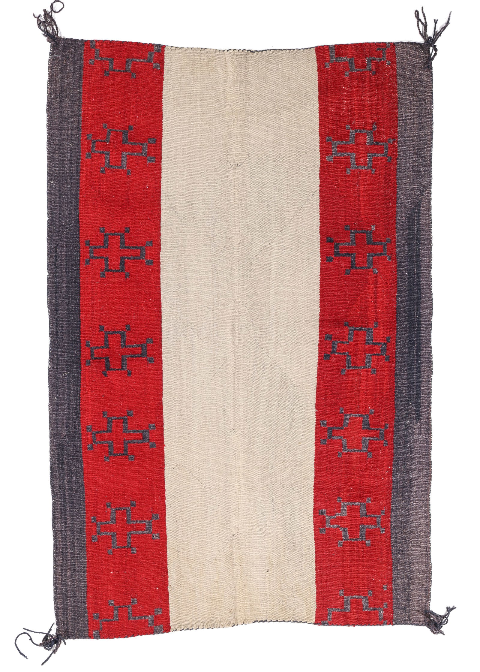 Navajo Manta/Shoulder Wearing Blanket, Ca. 1900, 3'0'' x 4'9'' (1 of 3)