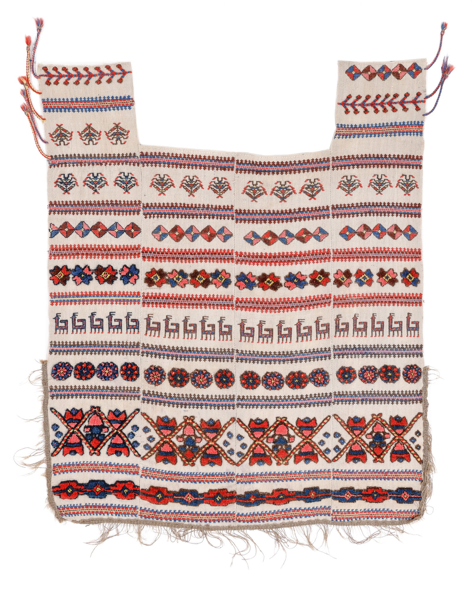 Lori Mixed Weave Pony Cover, Persia, Ca. 1900, 3'8'' x 4'5'' (1 of 3)