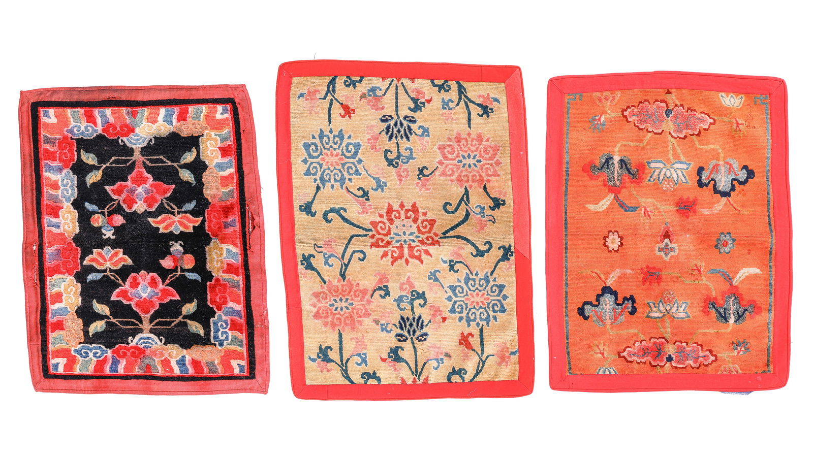 3 Meditation Mats, Tibet, Early 20th C. (1 of 5)
