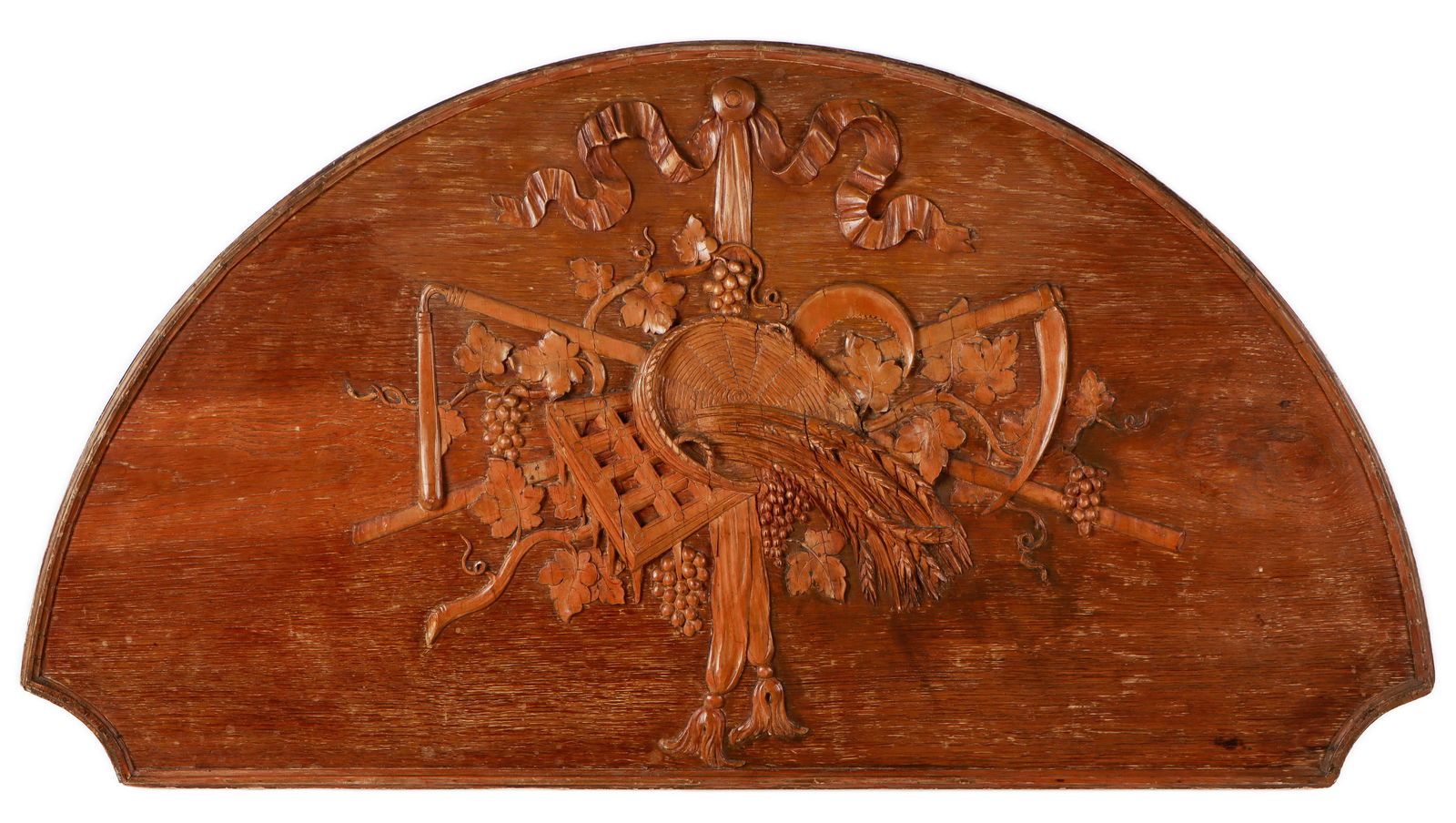 Continental Relief Carved Wood Architectural Element (1 of 2)