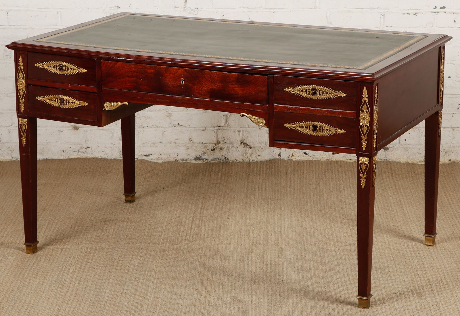 French Empire Mahogany Desk (1 of 6)