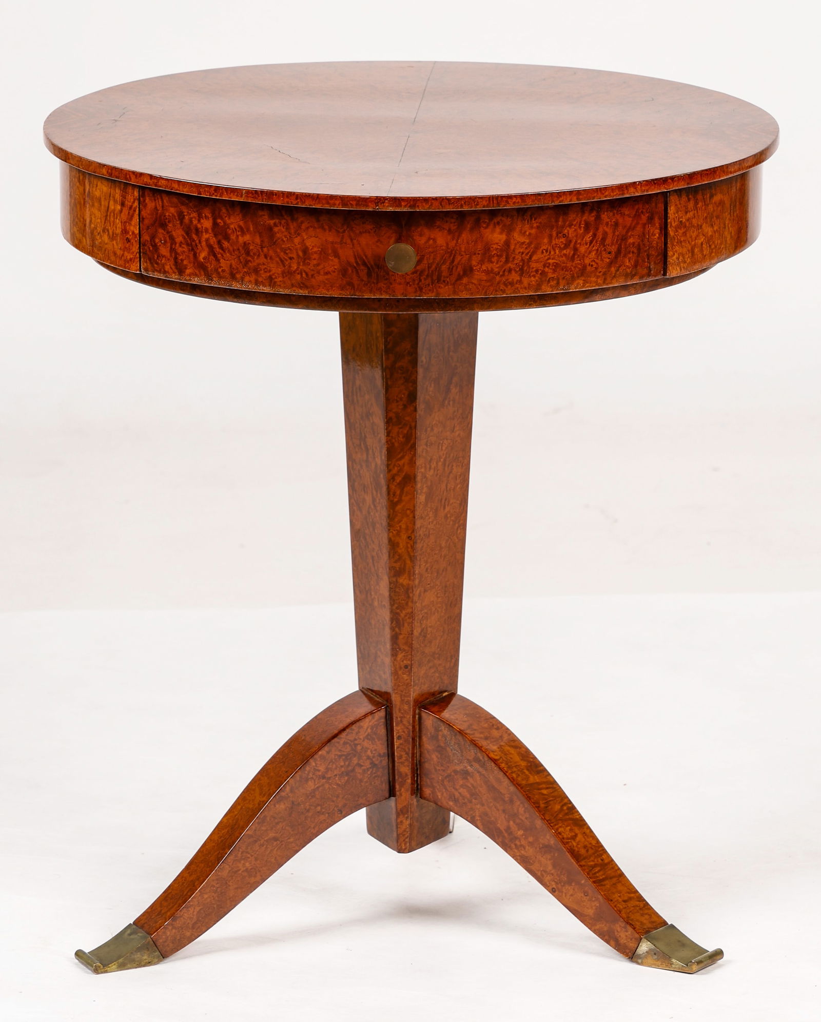 French Art Deco Style Amboyna Occasional Table (1 of 6)