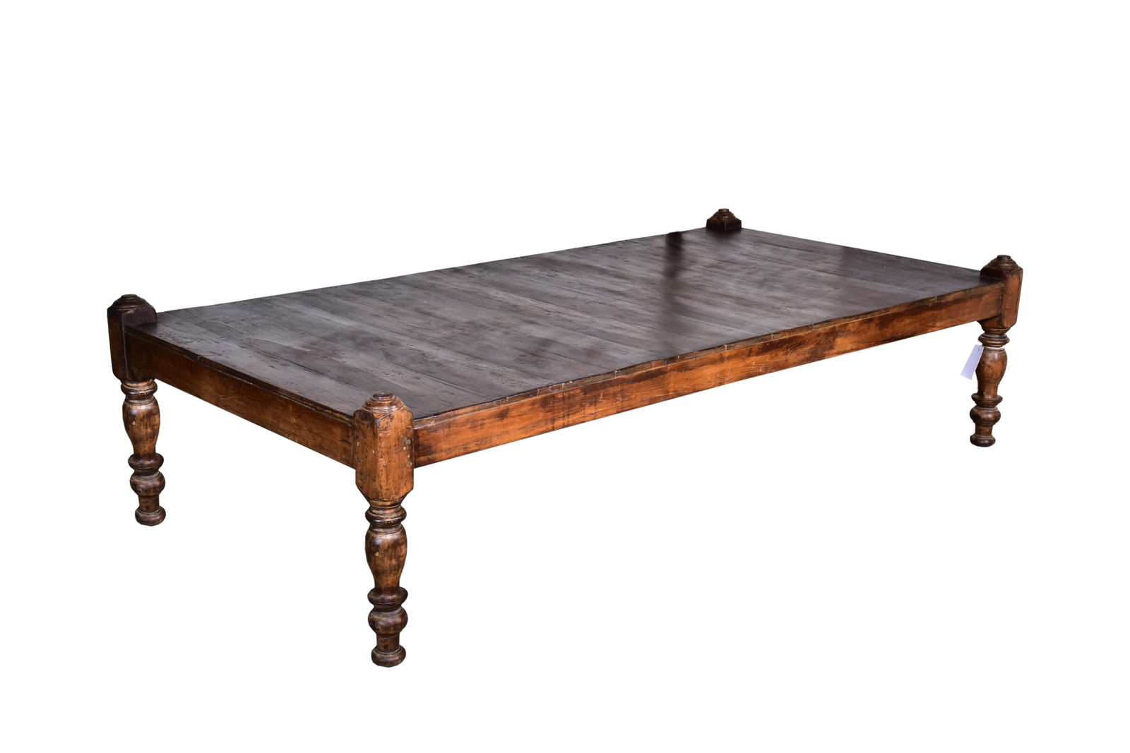 Antique Indian Carved Teak Daybed, 39'' x 74'' x 20'' (1 of 4)