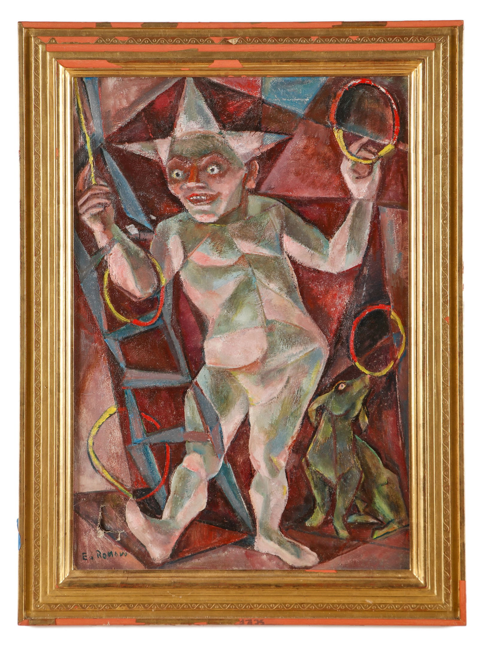 Emanuel Glicen Romano (1897-1984) "Circus Clown" (1 of 4)