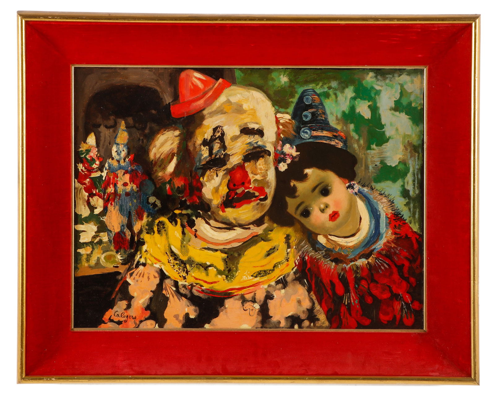 Jean Calogero (Italian, 1922-2001) "Jour A La Poupee" (1 of 3)